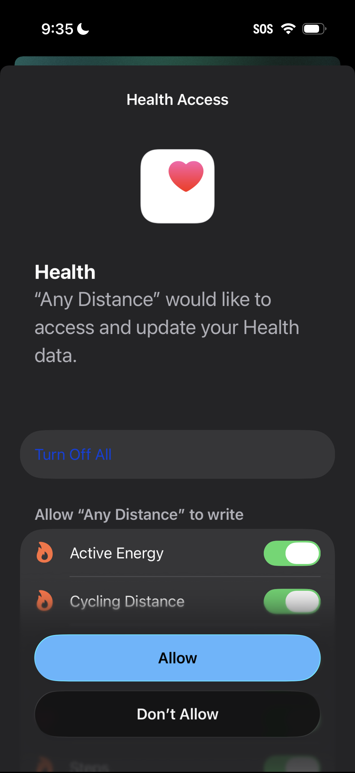 any-distance app screenshot 2