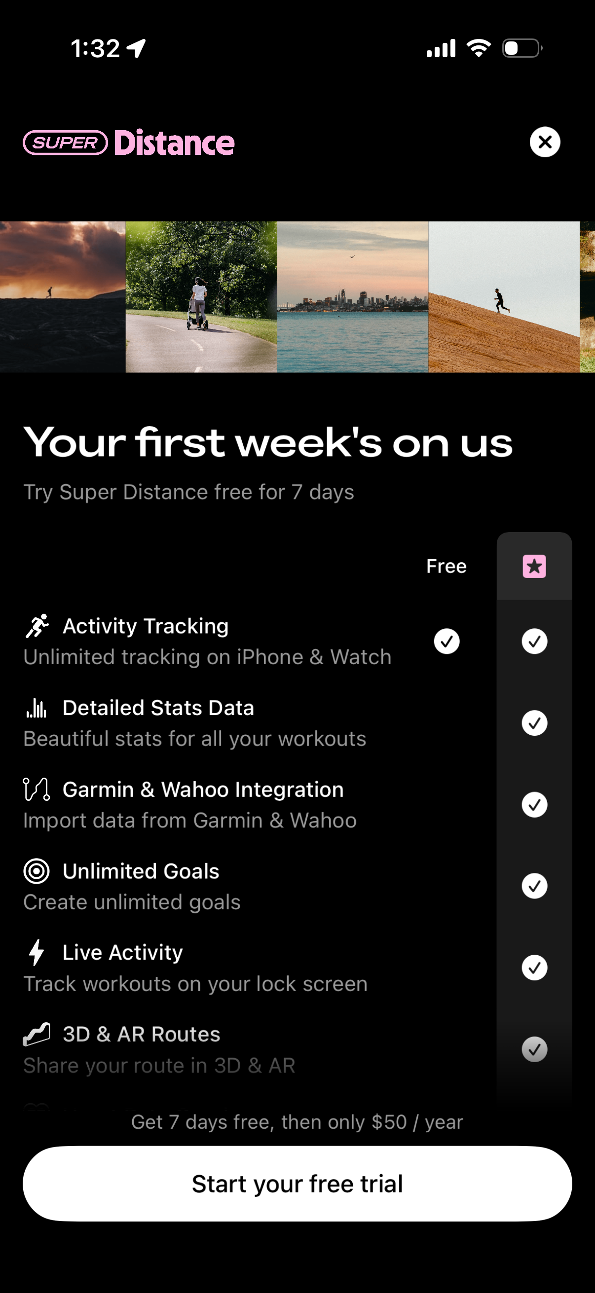 any-distance app screenshot 2
