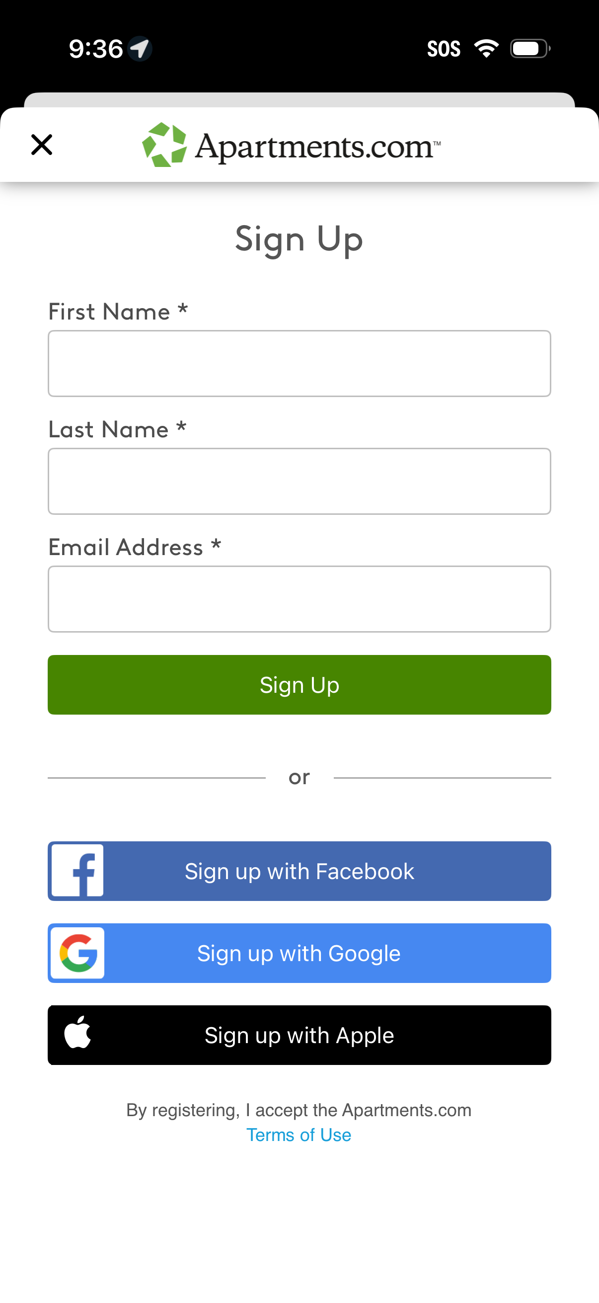 apartmentscom app screenshot 1
