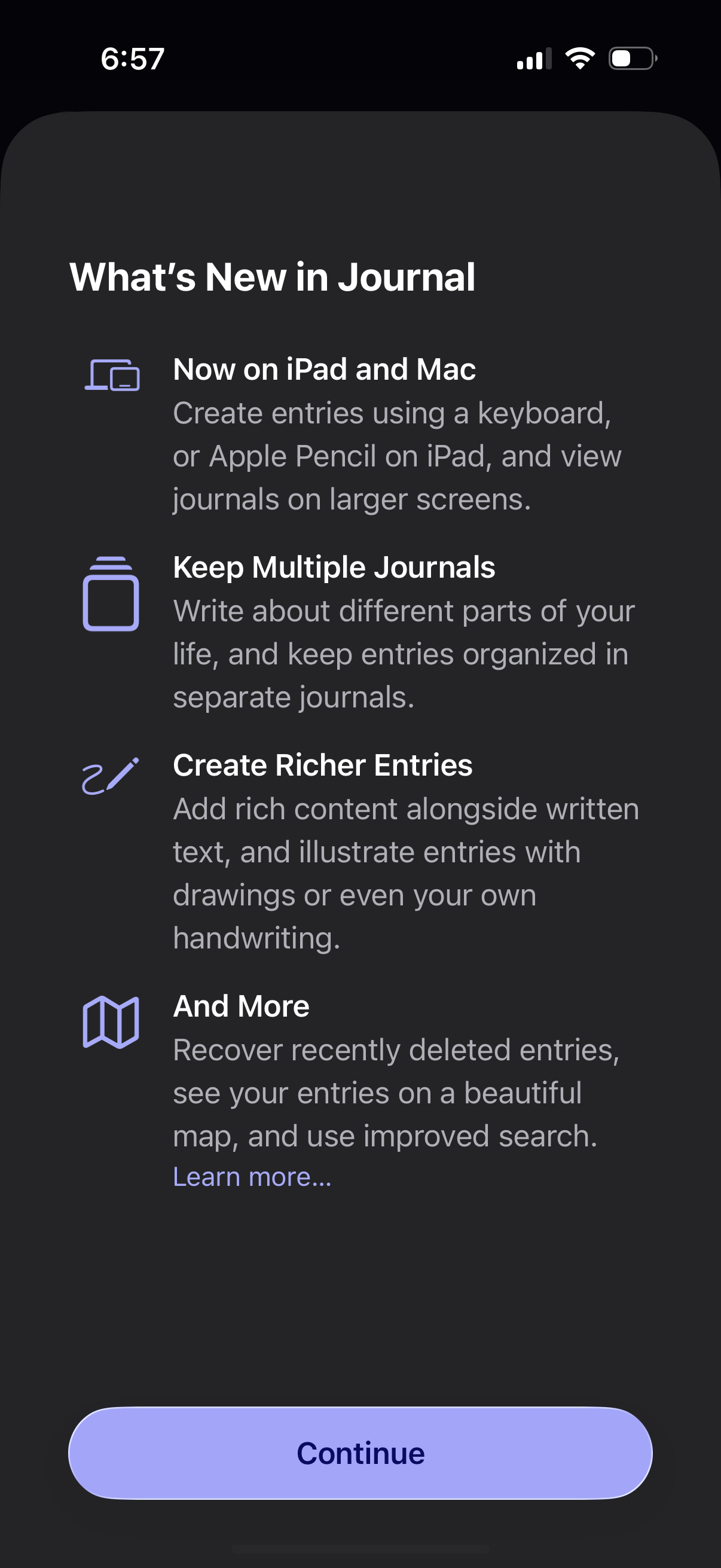 apple-journal app screenshot 26