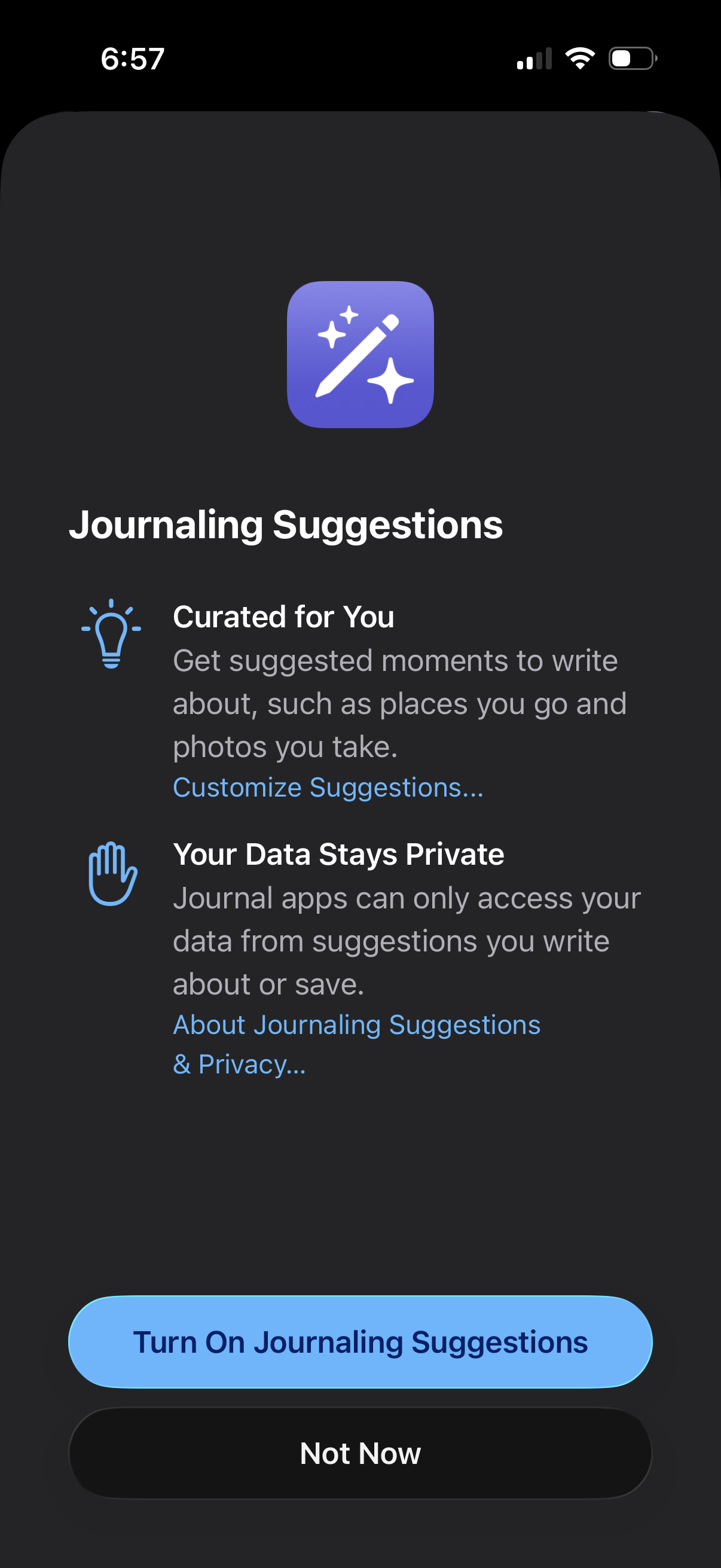 apple-journal app screenshot 22