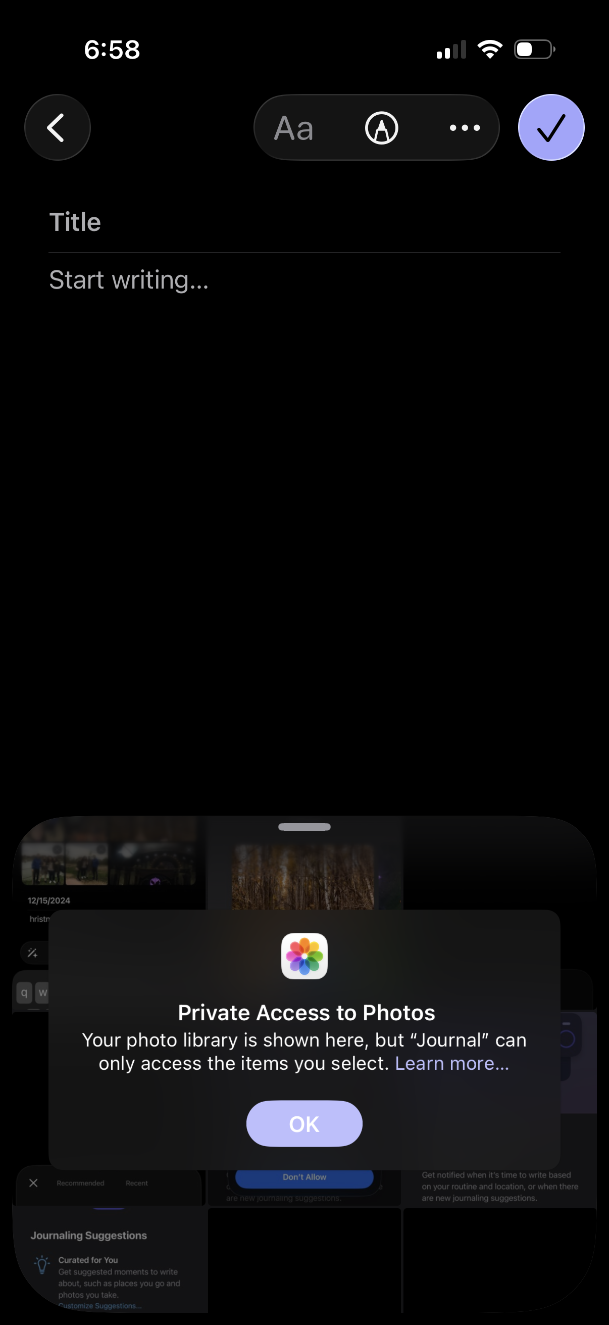 apple-journal app screenshot 15