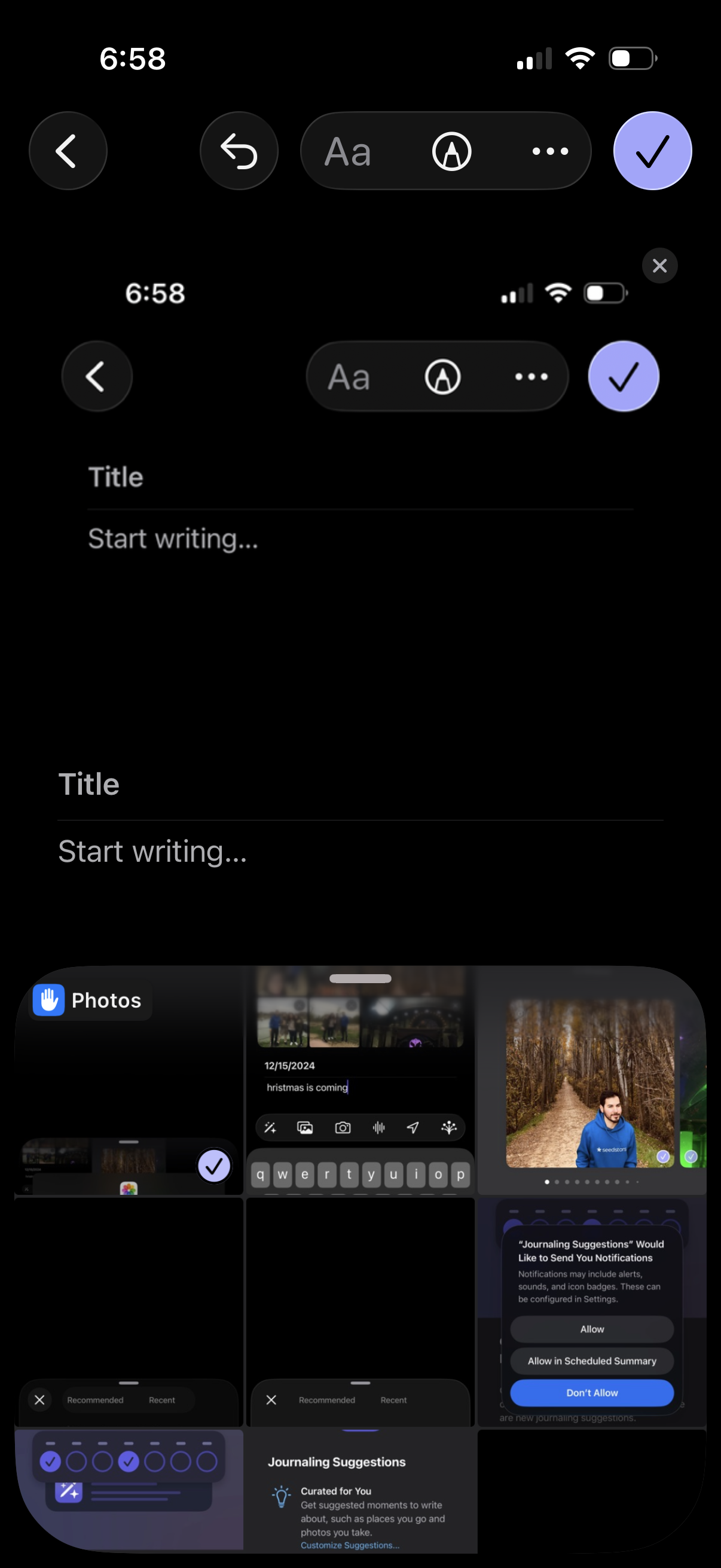 apple-journal app screenshot 14