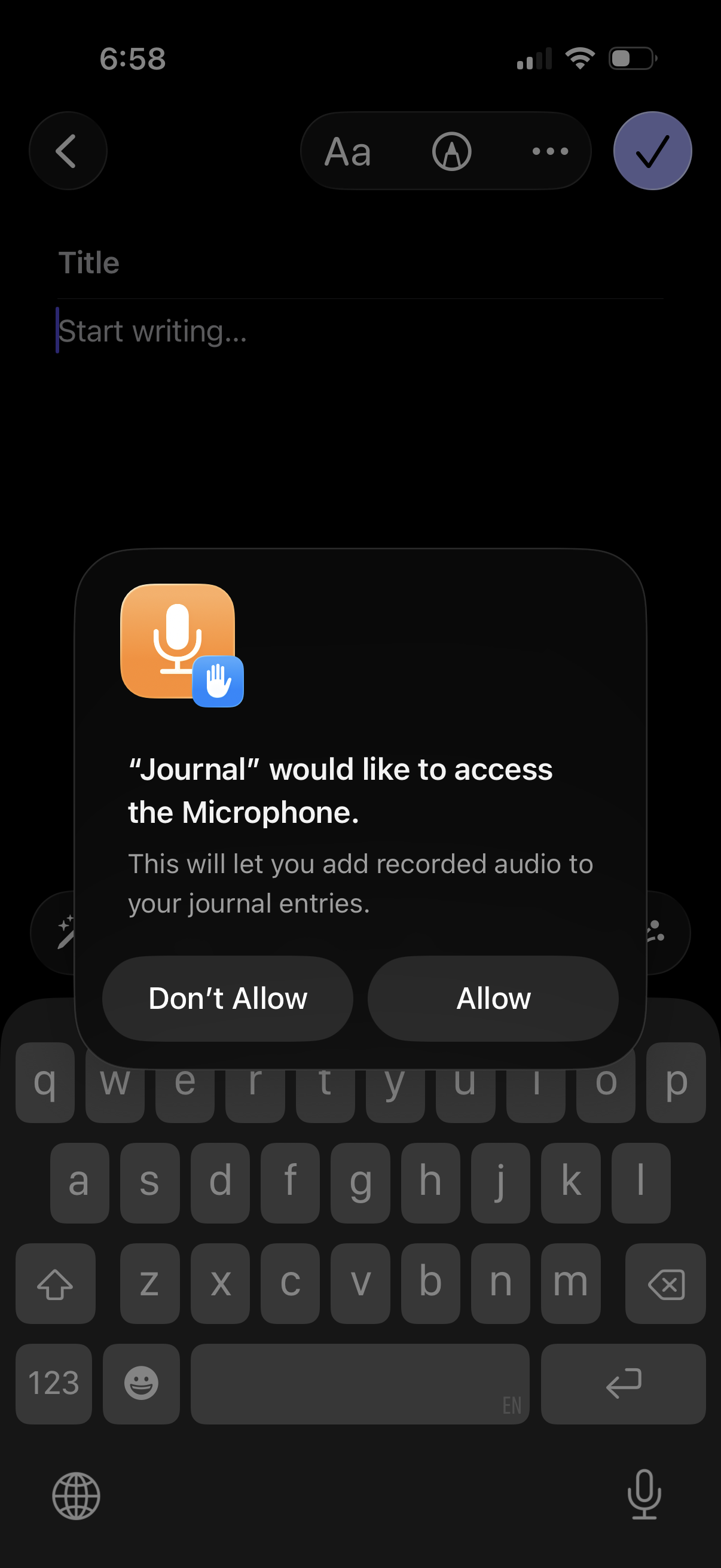 apple-journal app screenshot 13
