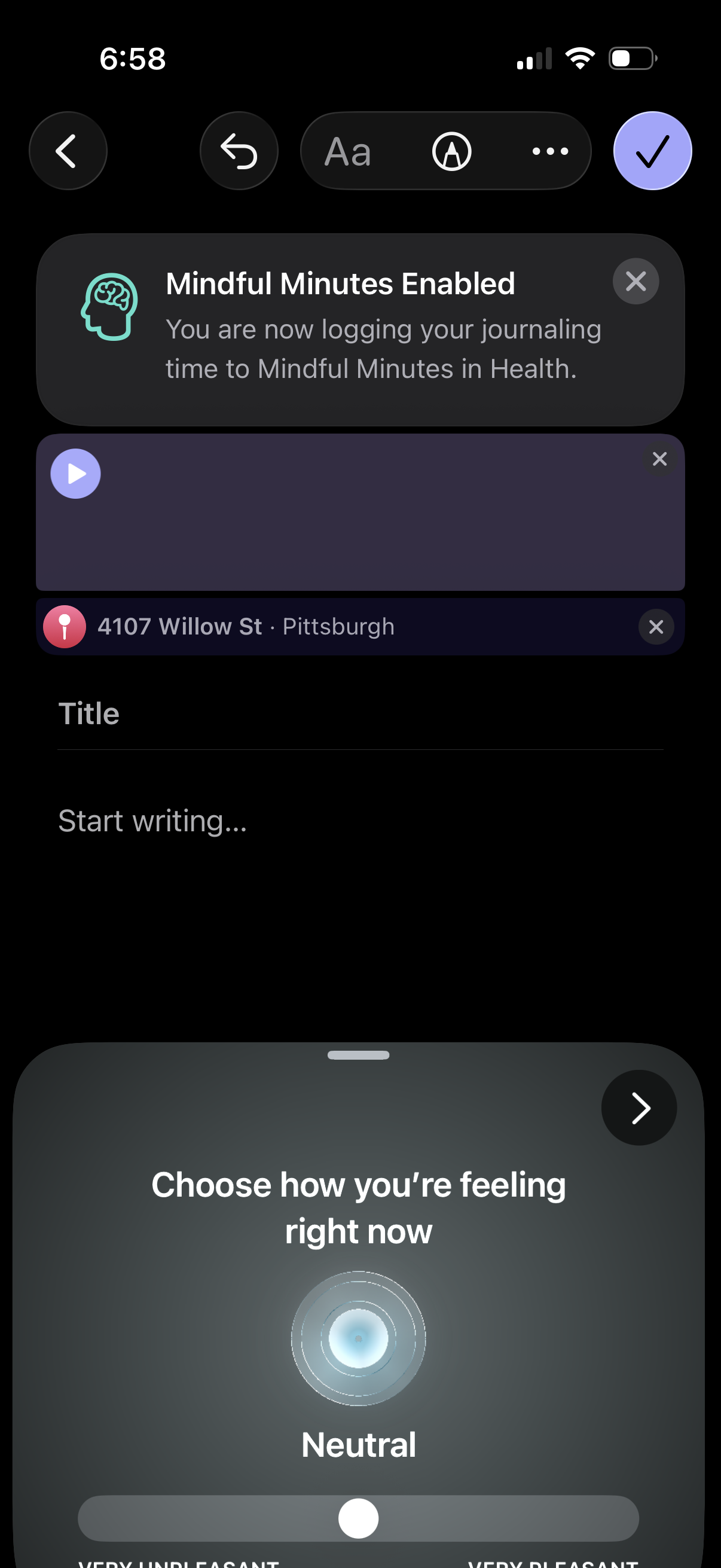 apple-journal app screenshot 5