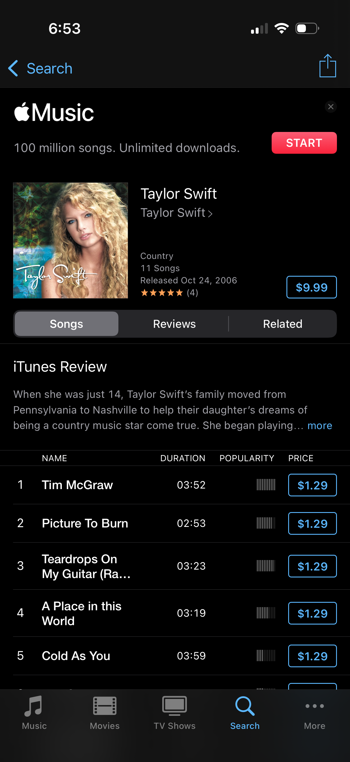 apple-music app screenshot 3