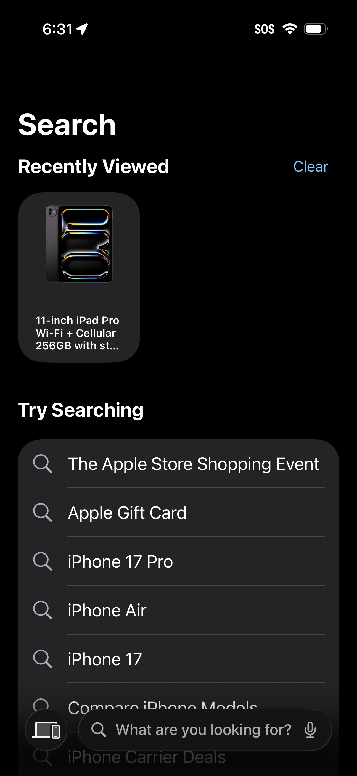 apple-store search and customize gift
