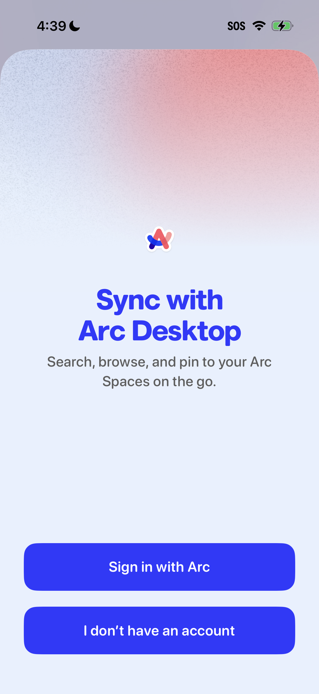 arc-search screen
