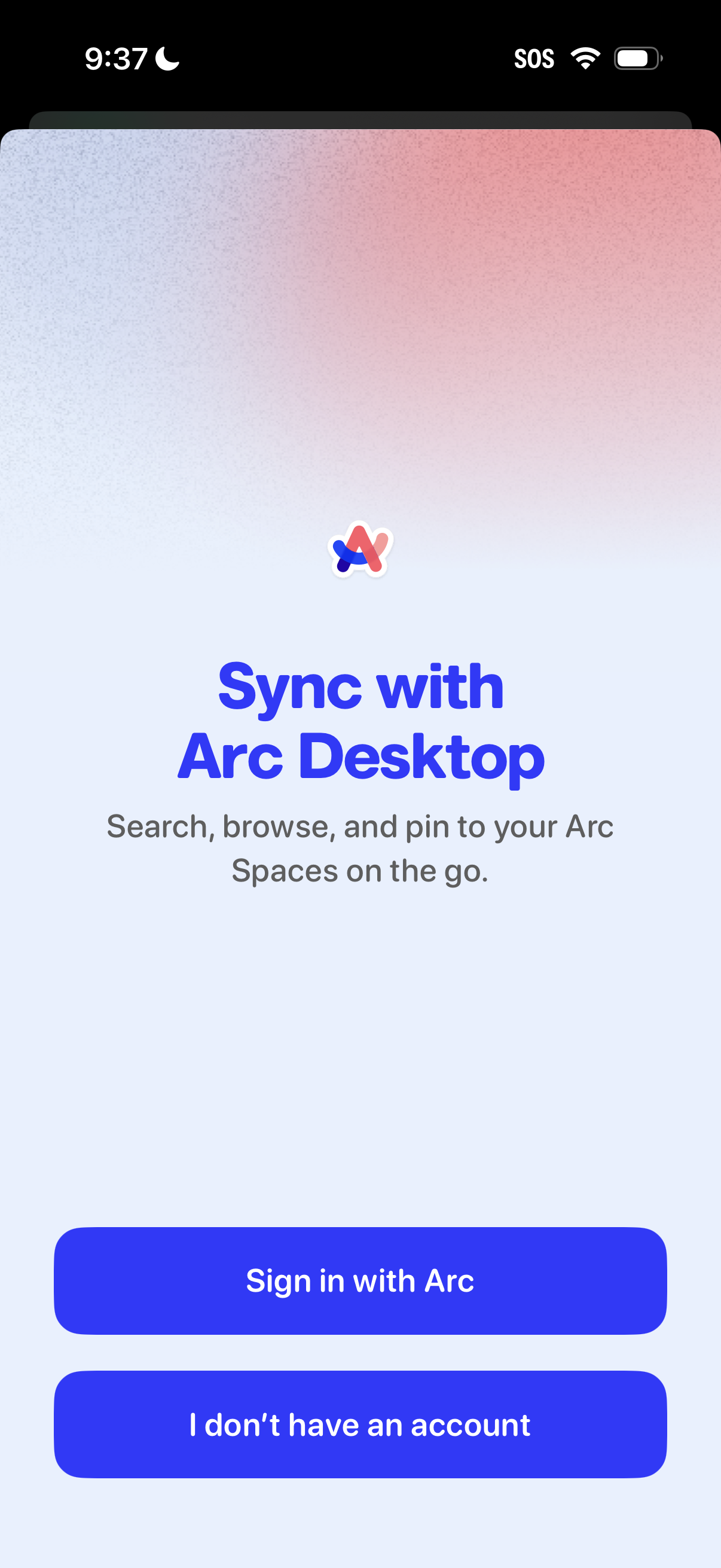 arc-search app screenshot 1