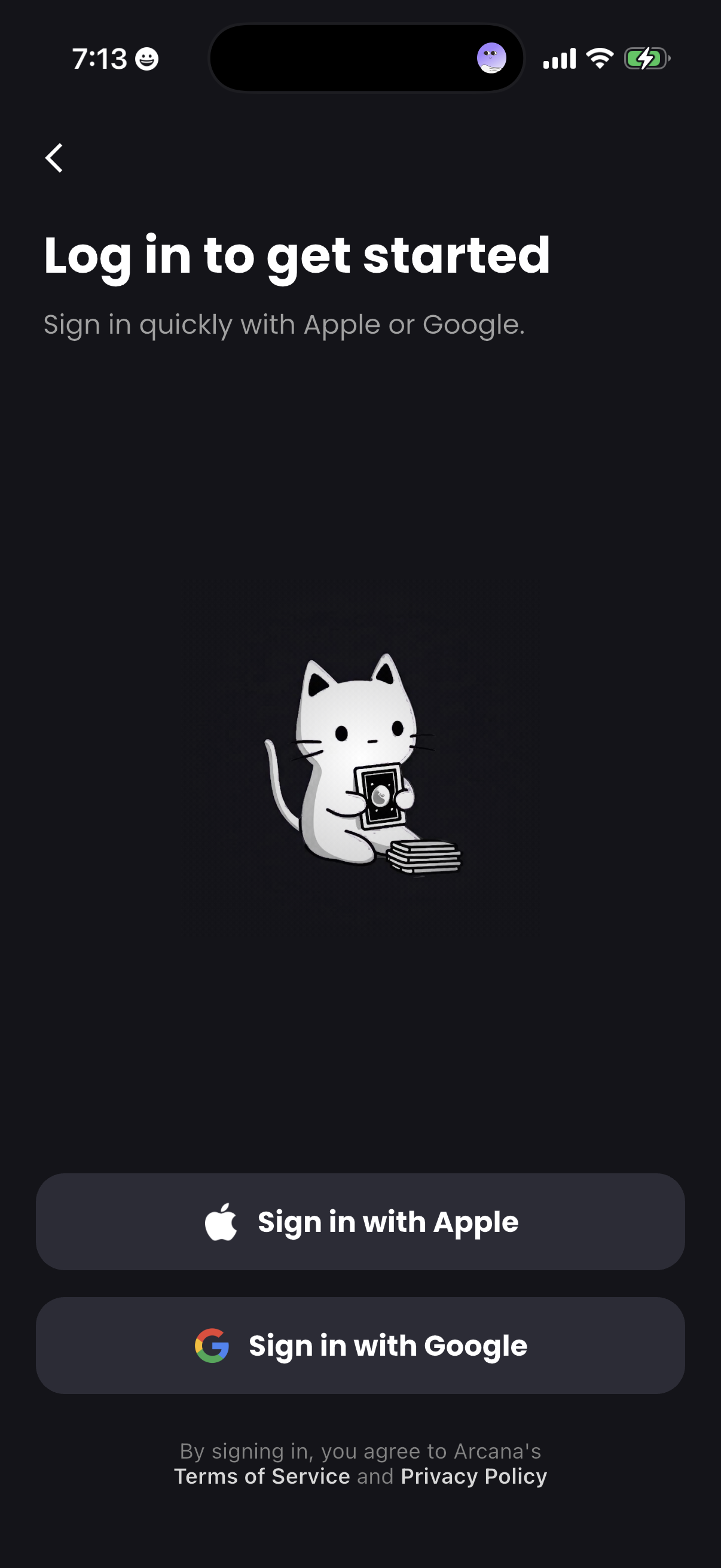 arcana screen