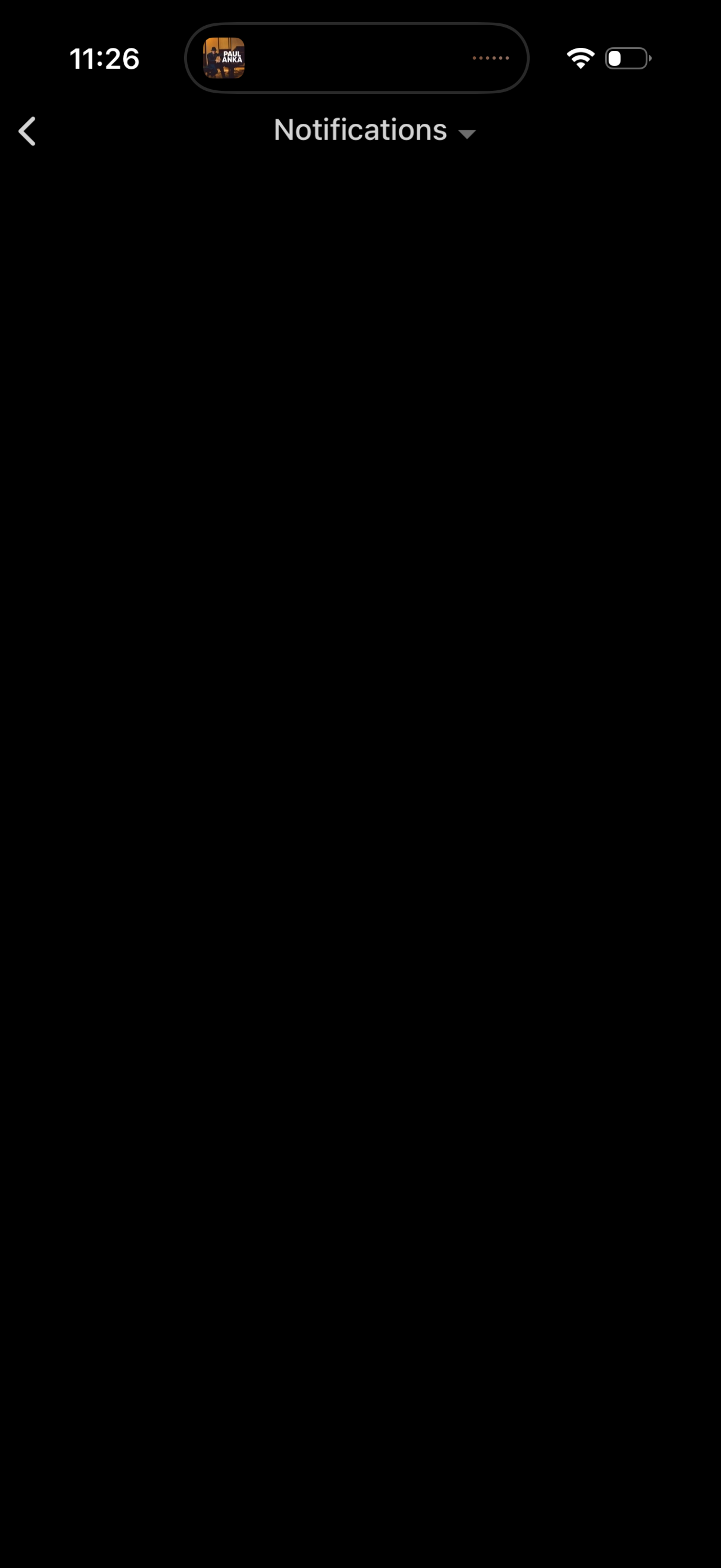 are:na open notifications