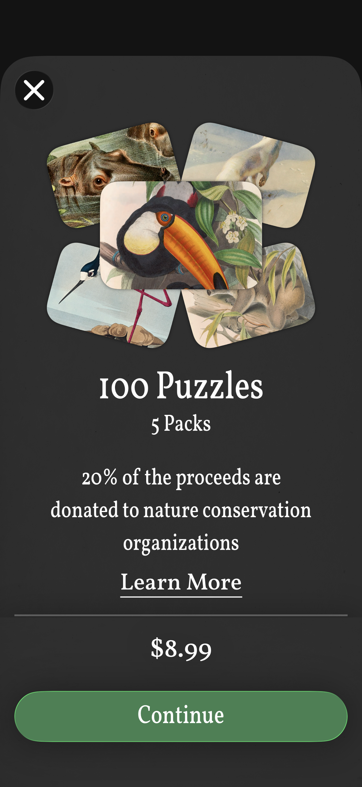 art-of-fauna app screenshot 1