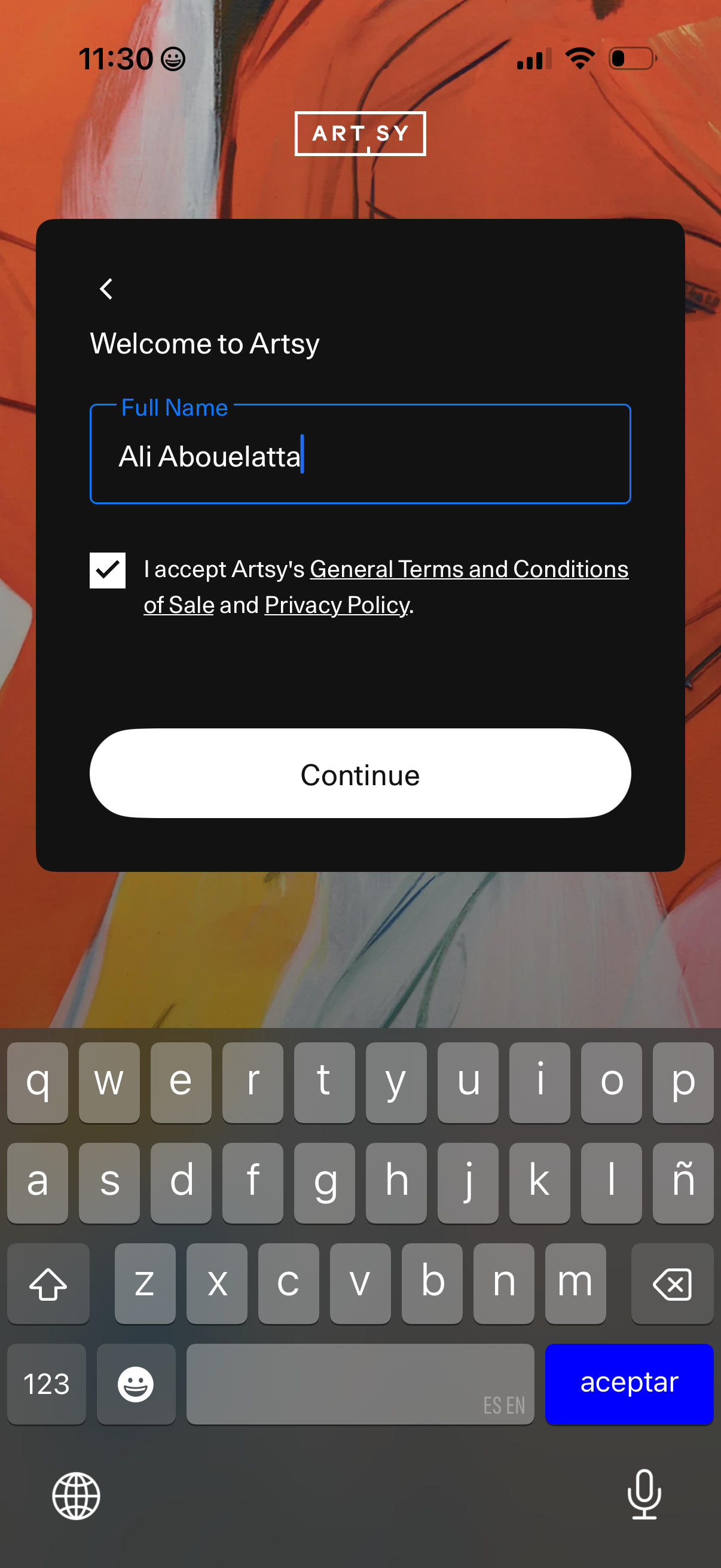 artsy app screenshot 145