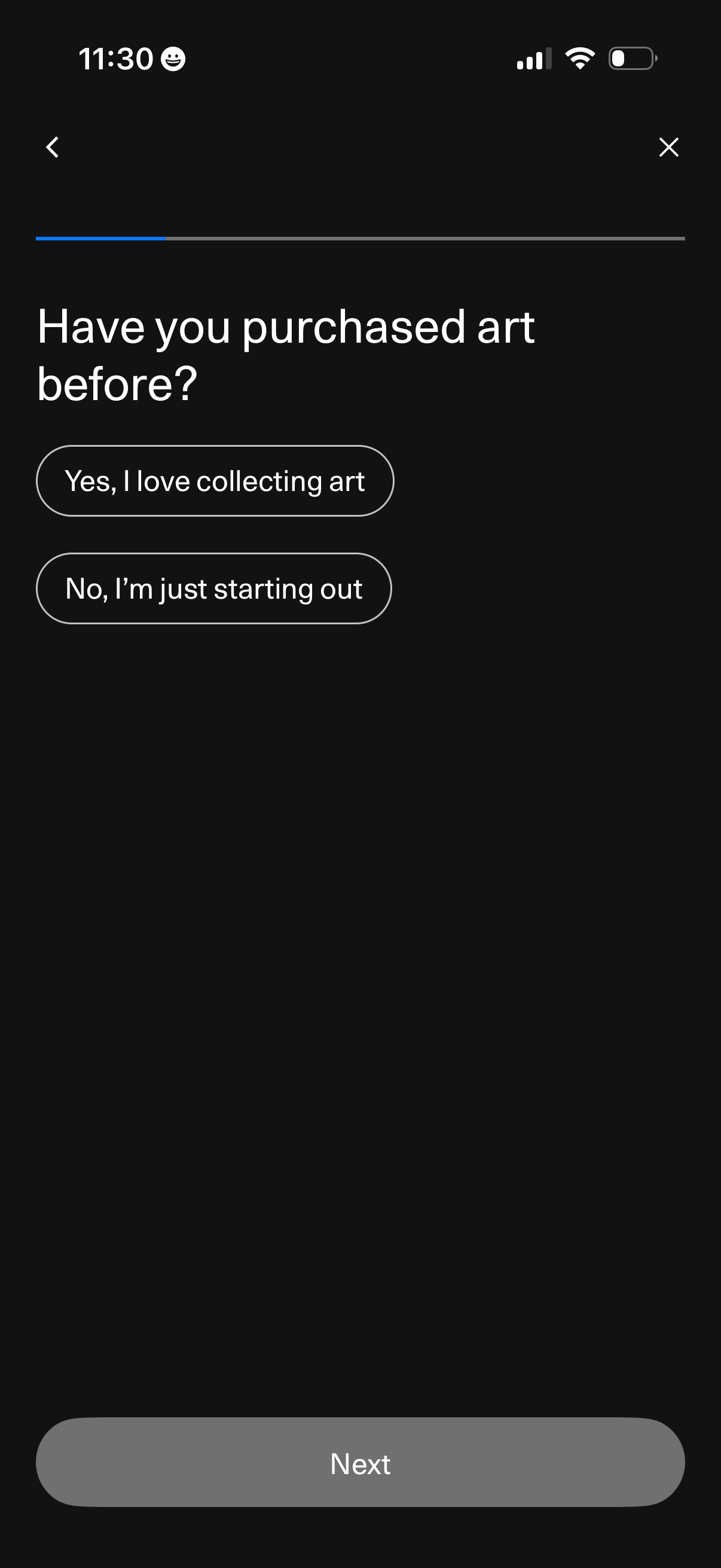 artsy take taste quiz