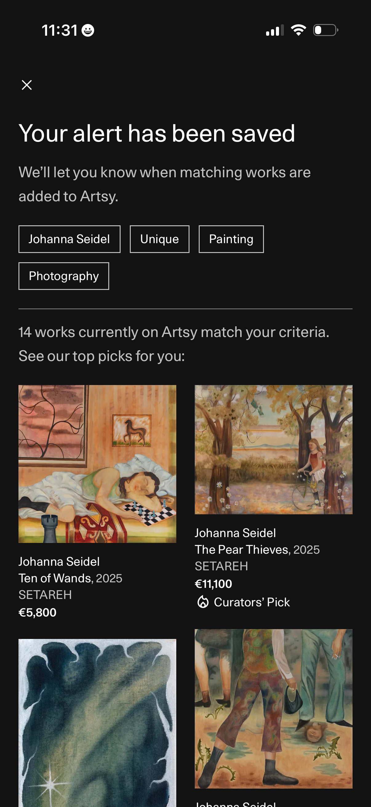 artsy app screenshot 106