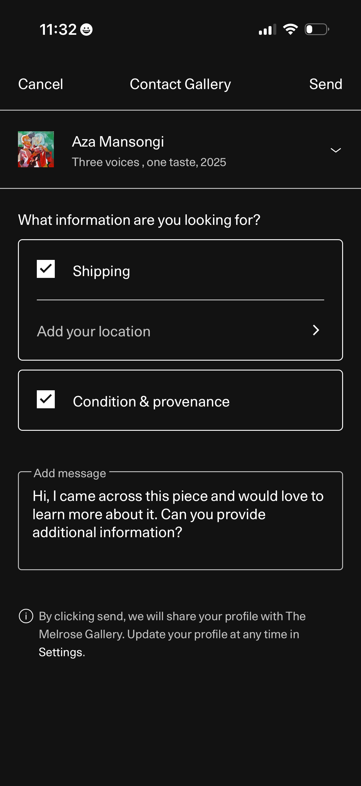 artsy app screenshot 93
