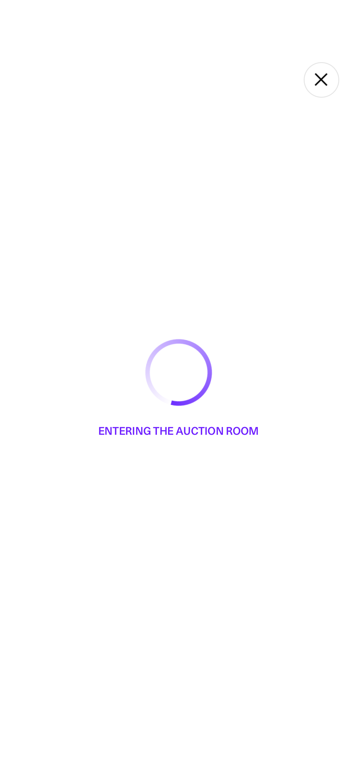 artsy enter auction room