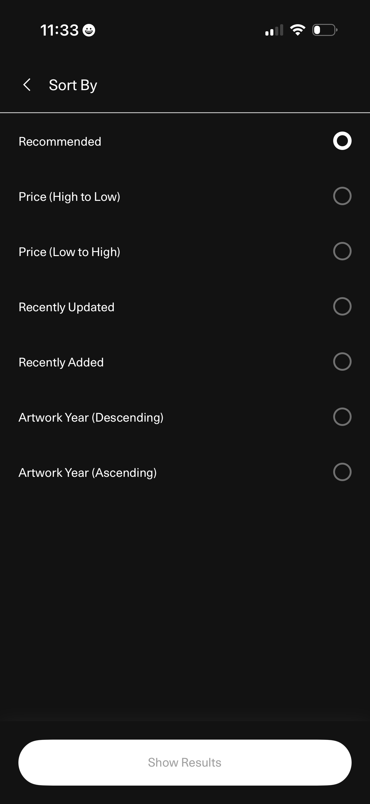 artsy app screenshot 80