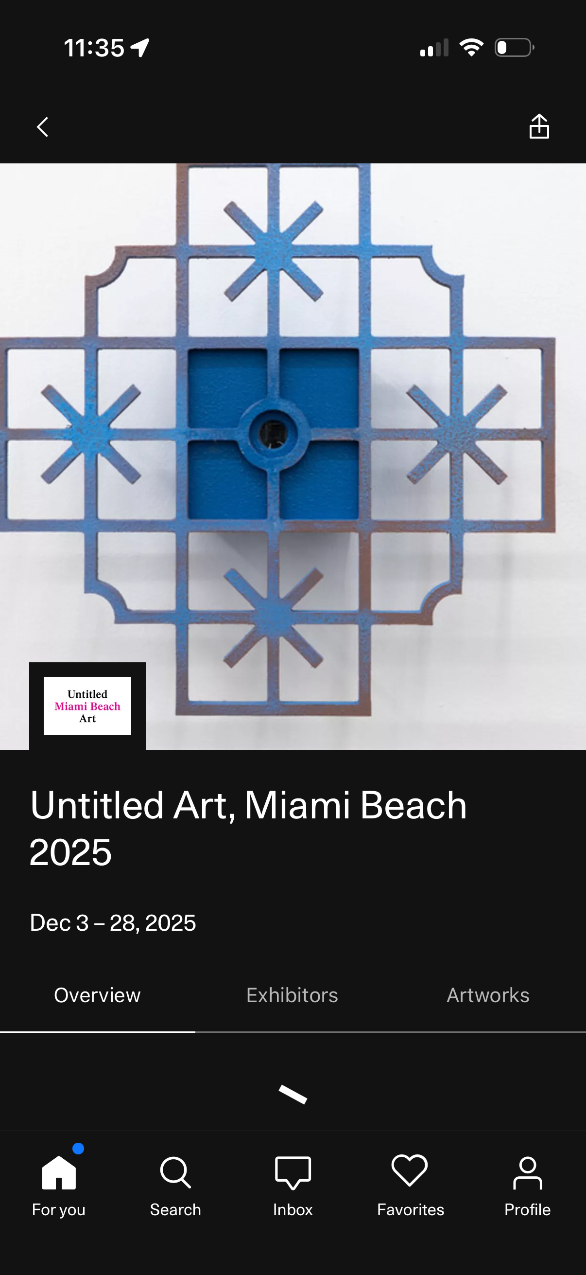 artsy browse fair details