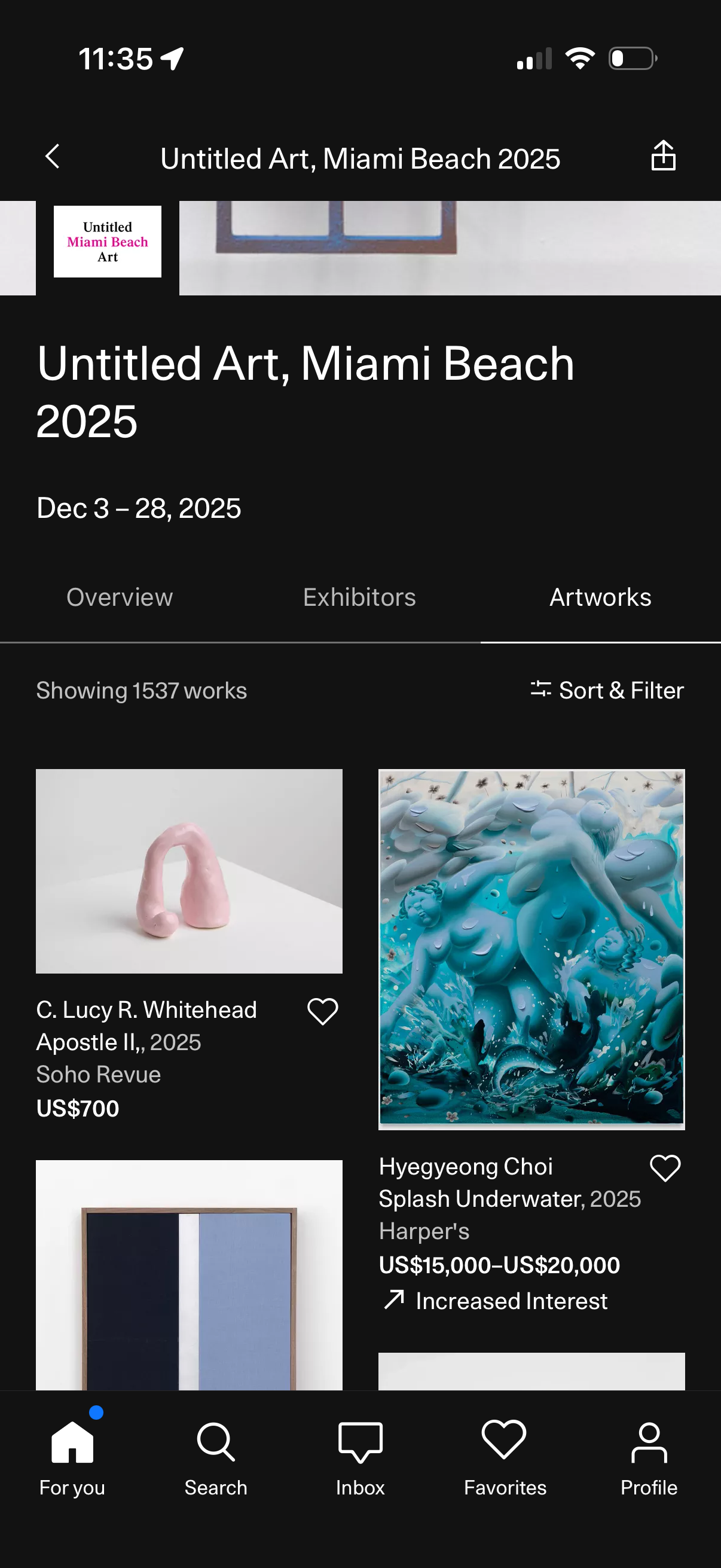 artsy app screenshot 44