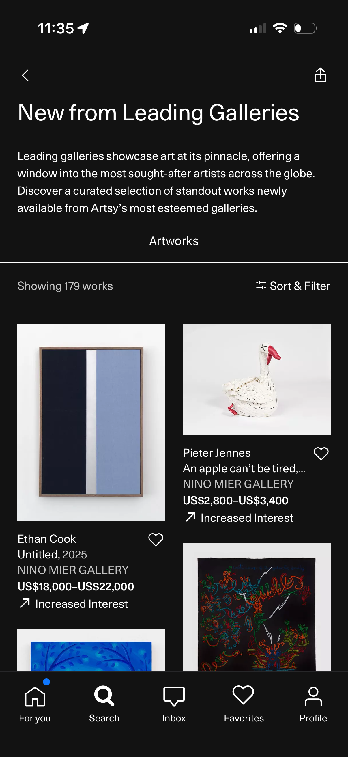 artsy app screenshot 31