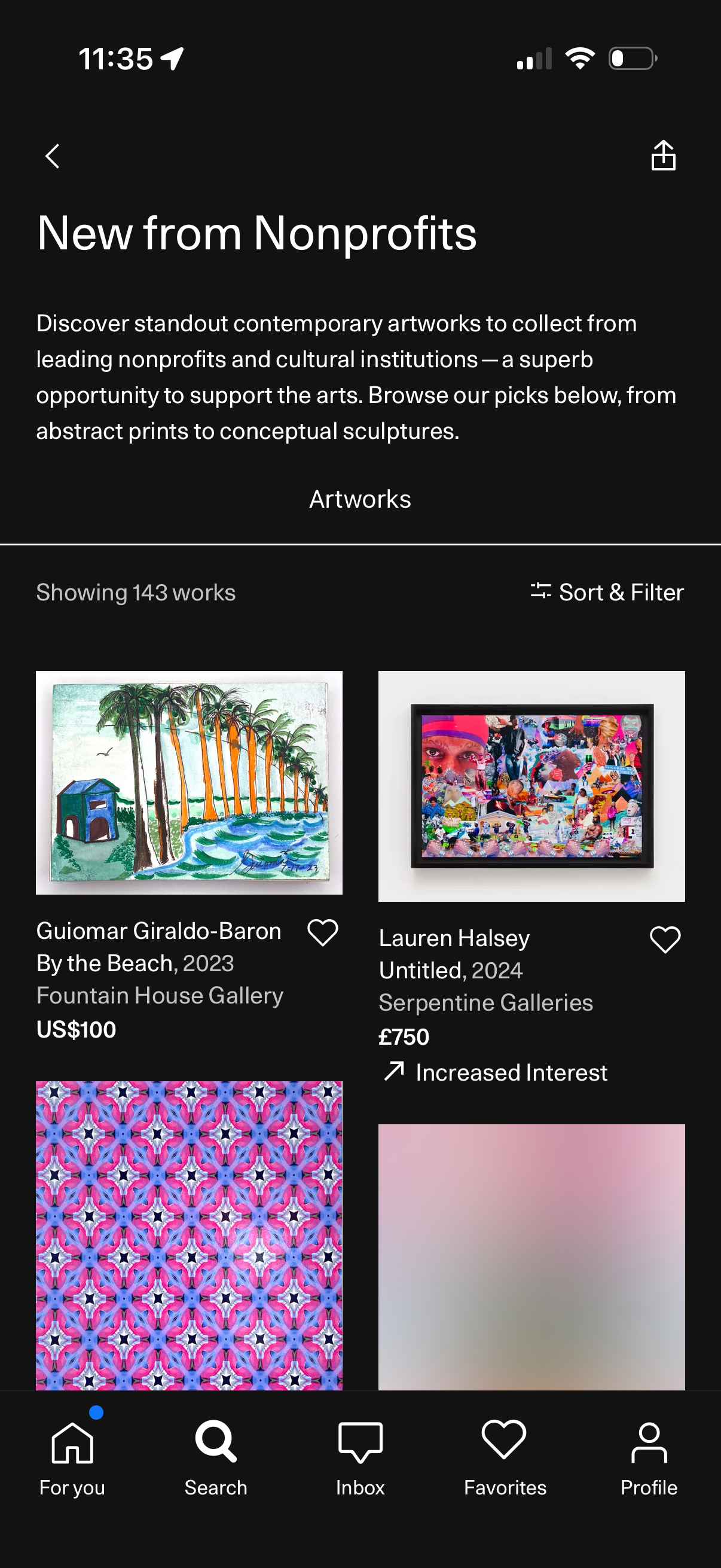 artsy app screenshot 30
