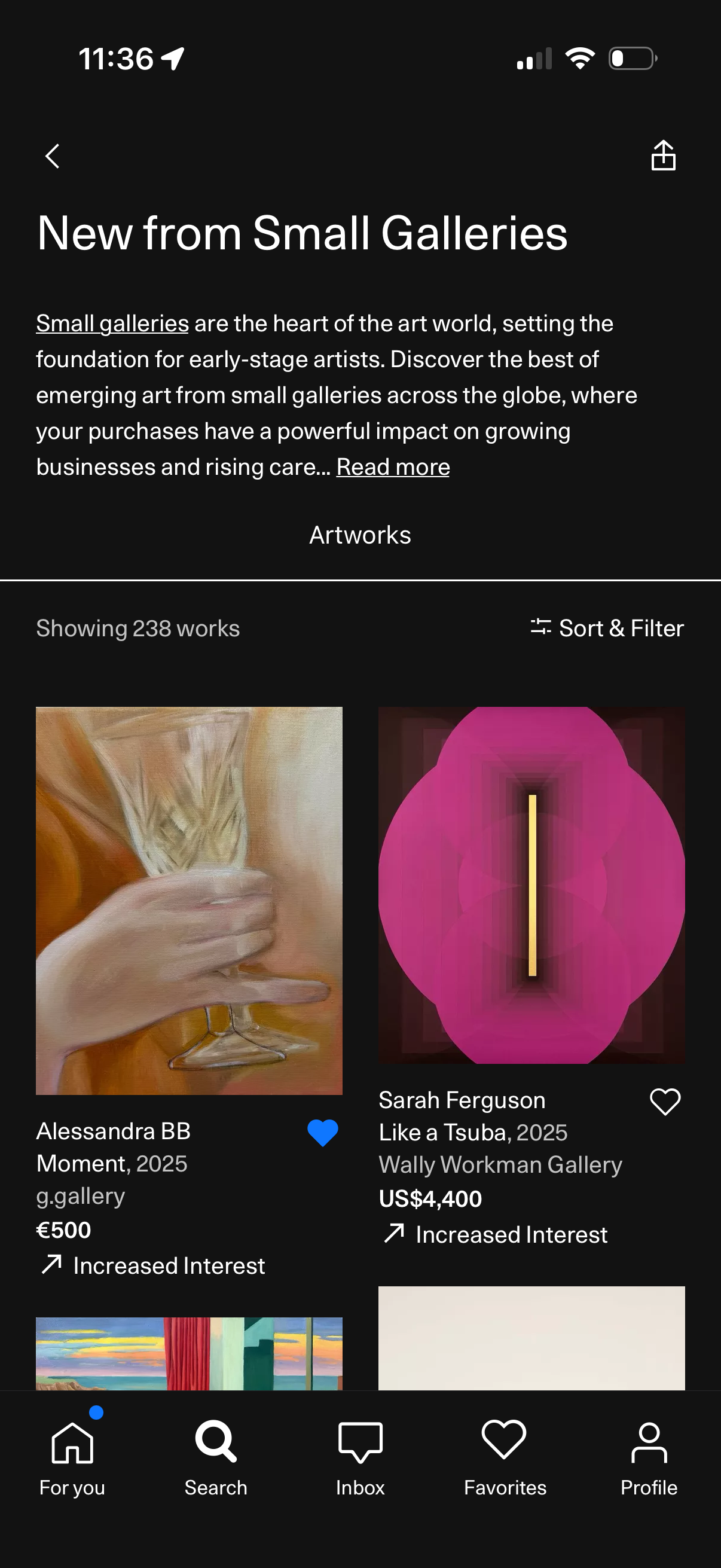 artsy app screenshot 28