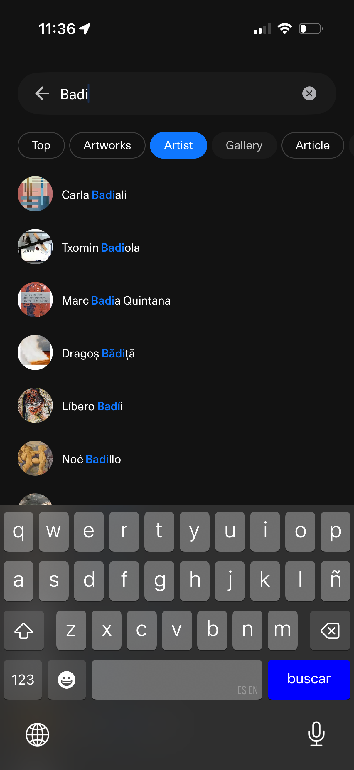 artsy app screenshot 25