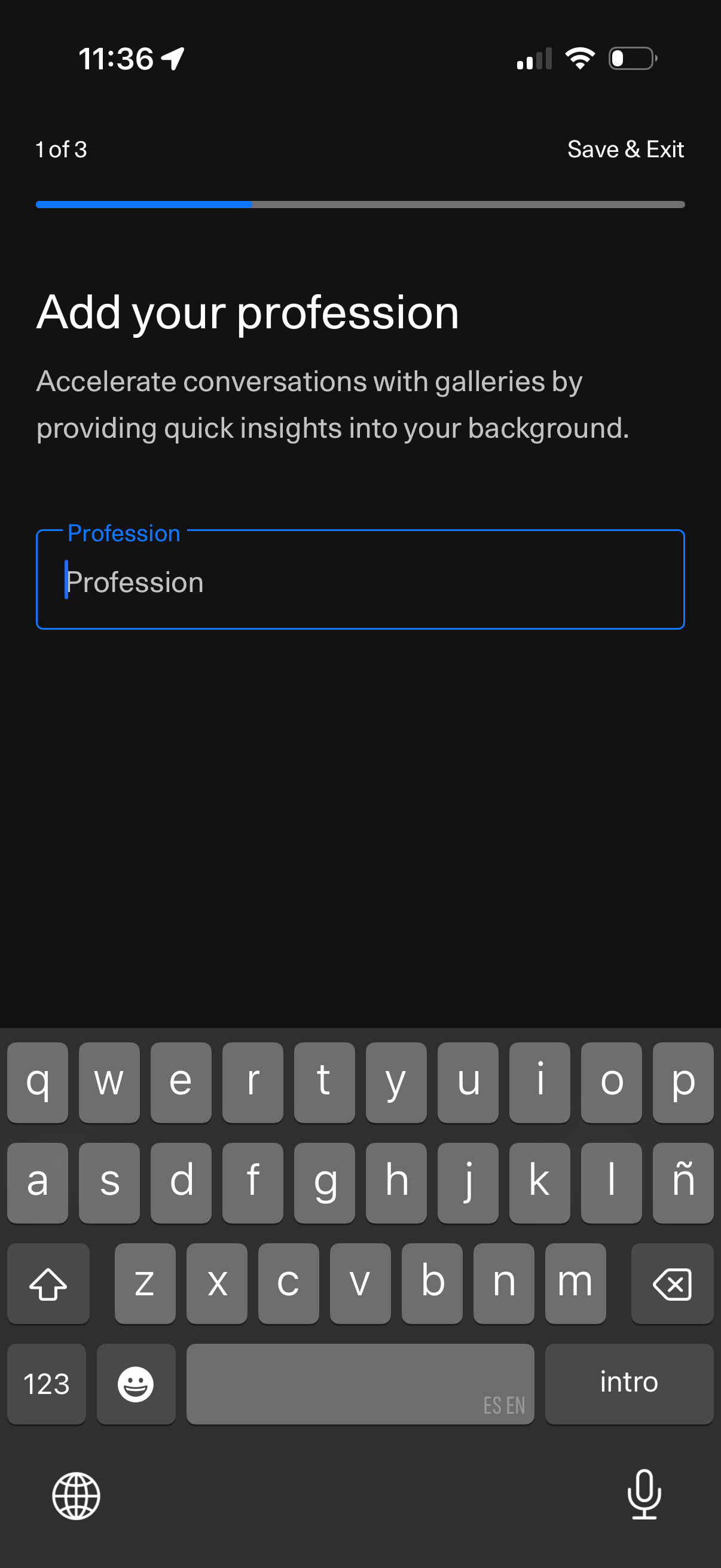 artsy complete profile