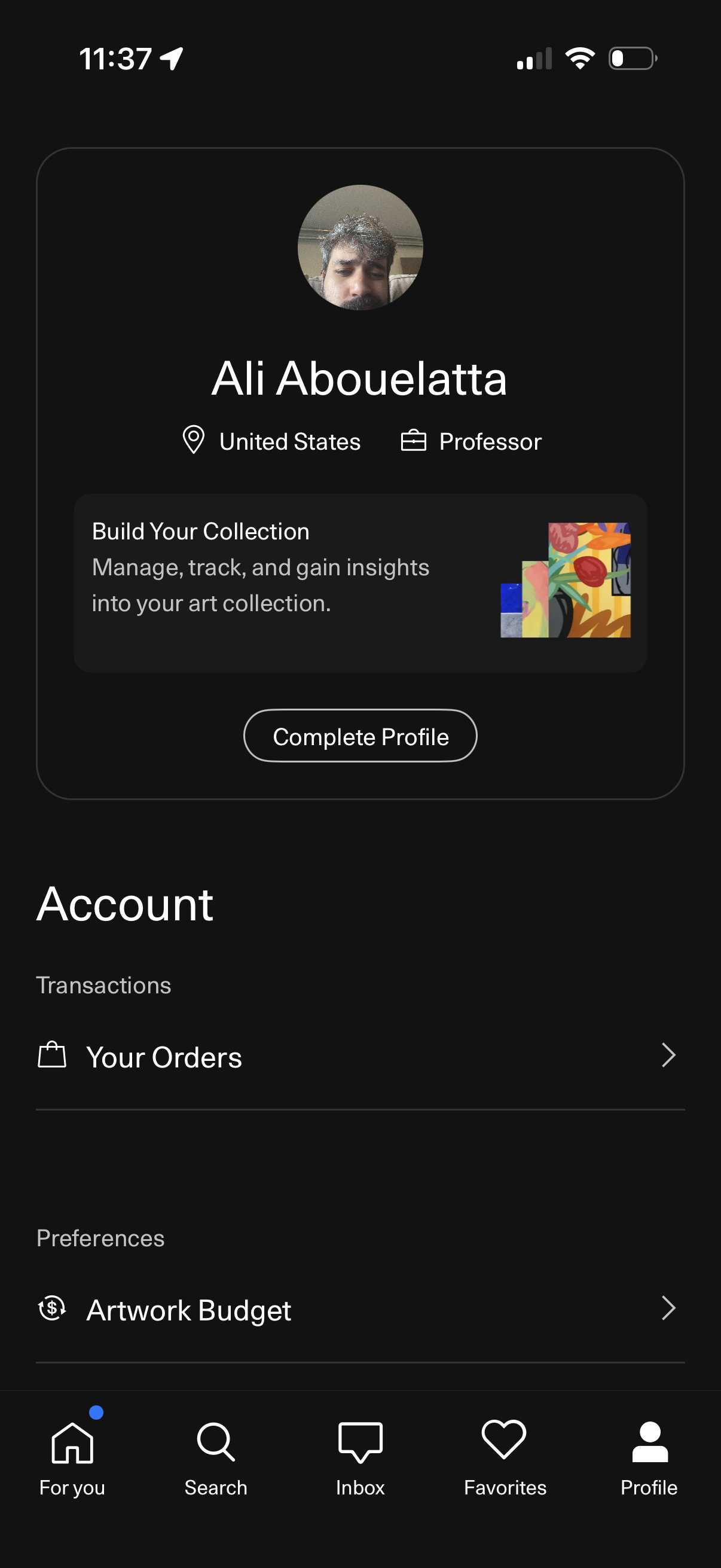 artsy app screenshot 6