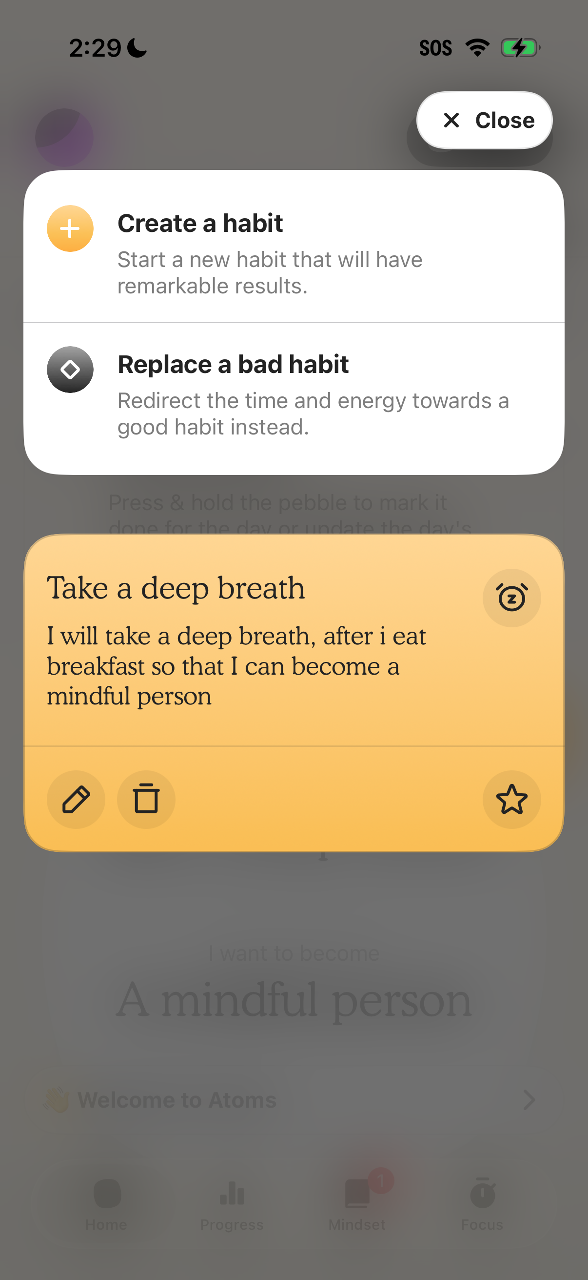 Atoms app screenshot 3