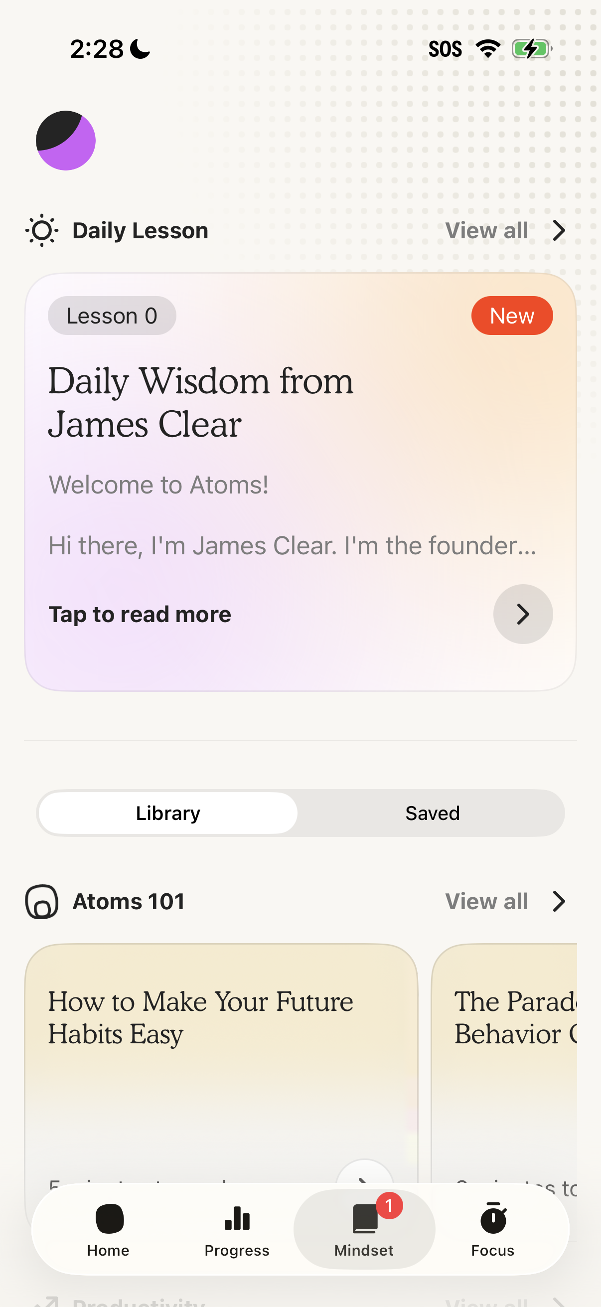 Atoms app screenshot 5