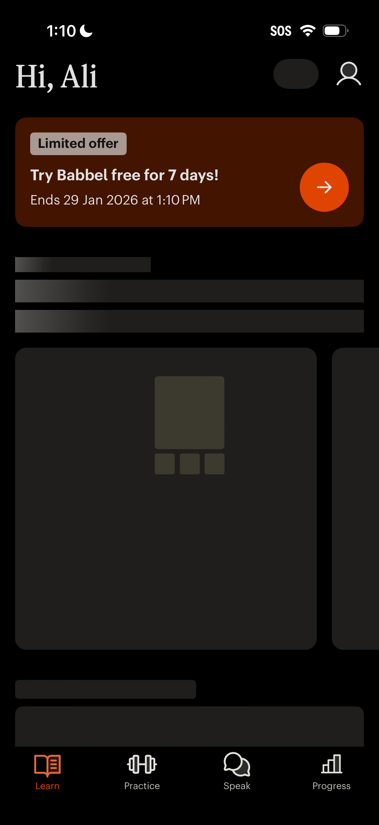 babbel app screenshot 2