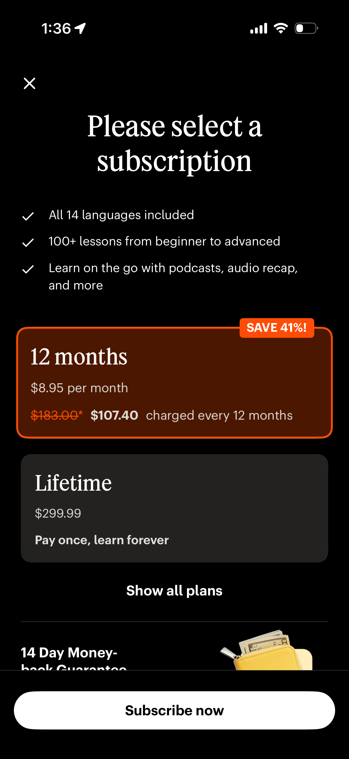babbel app screenshot 2