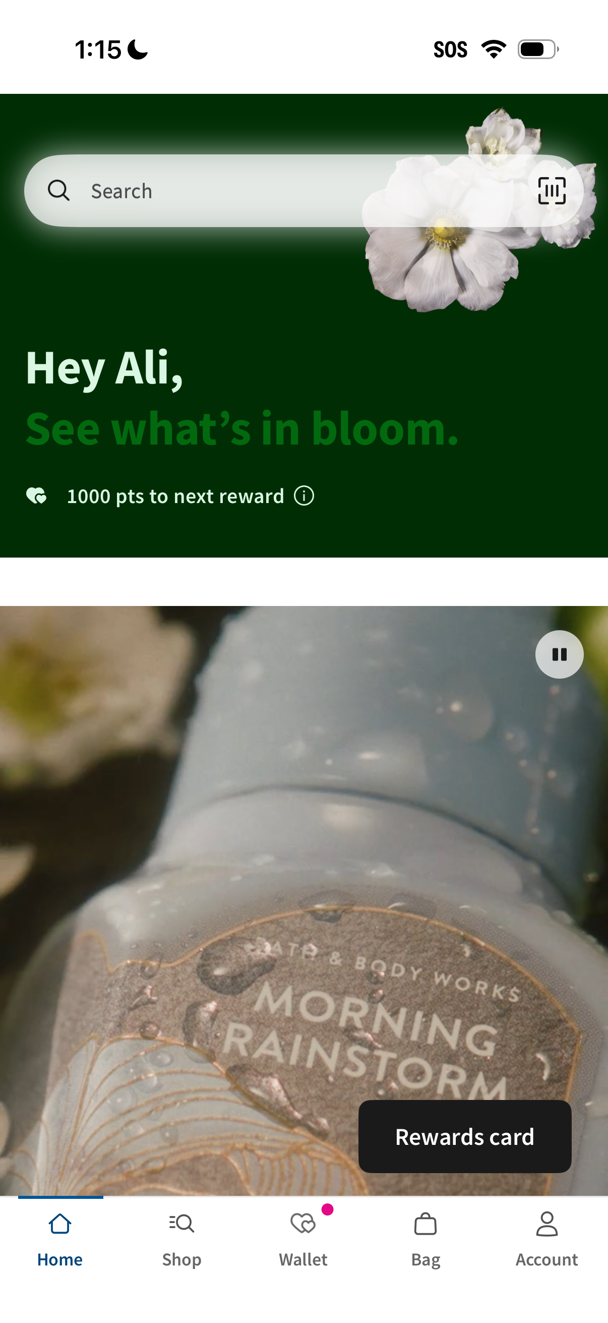 bath-and-body-works app screenshot 1