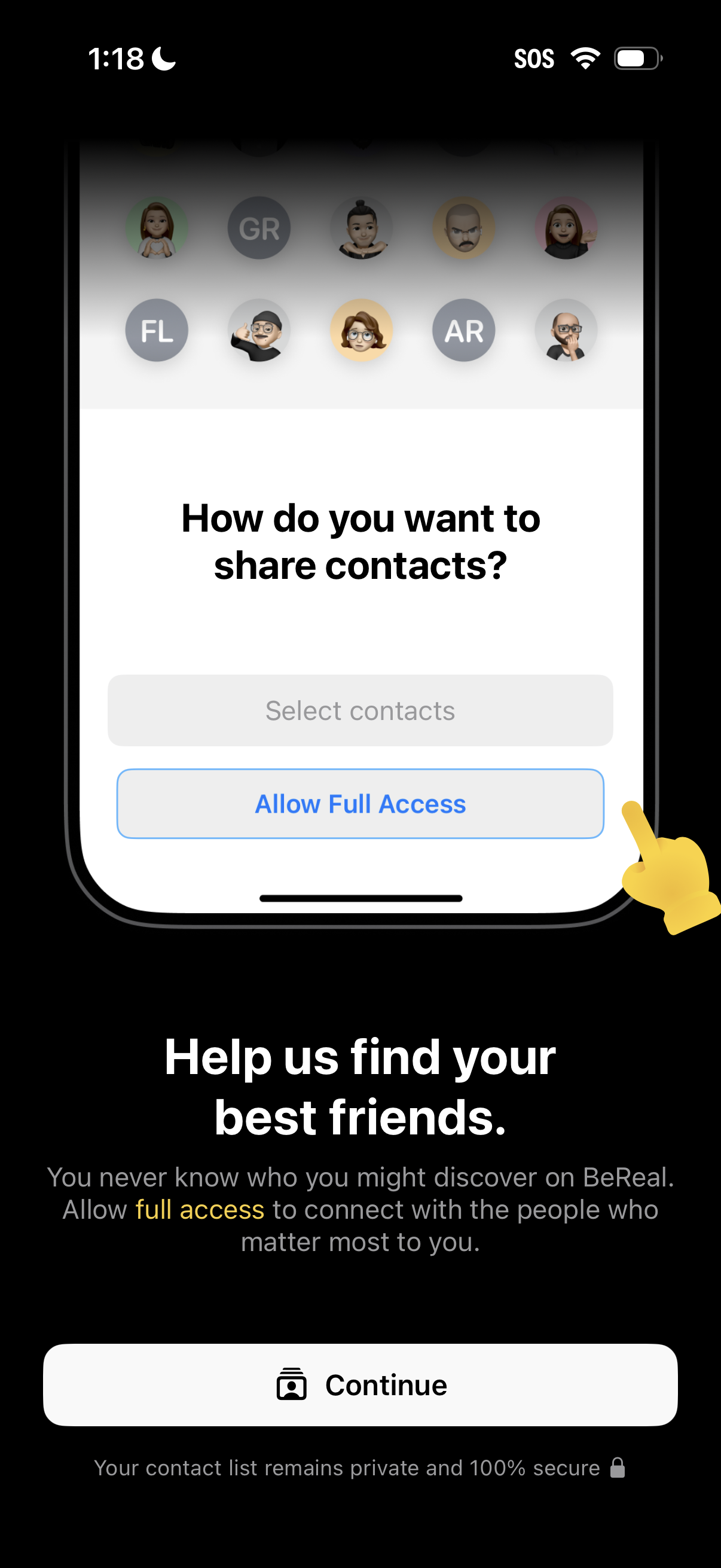bereal app screenshot 8
