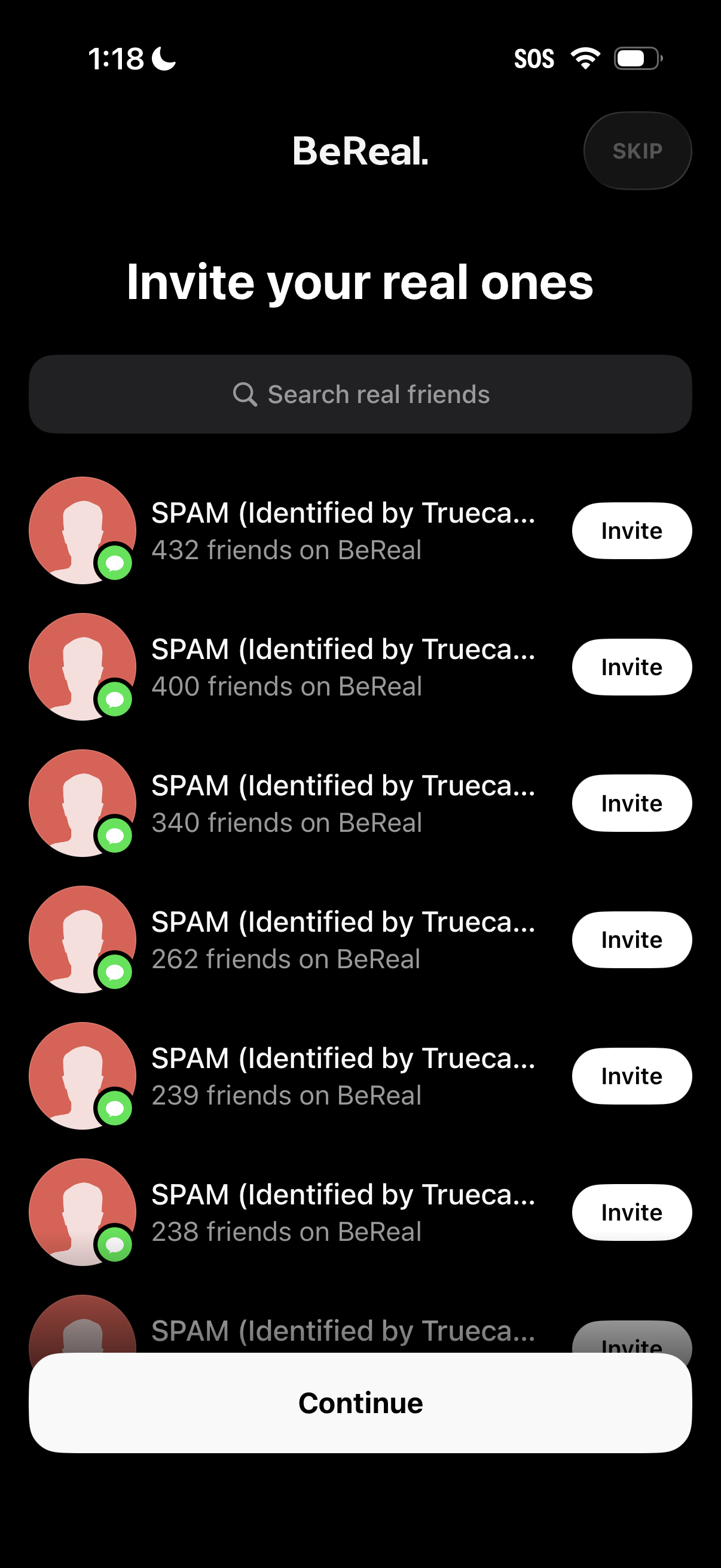 bereal app screenshot 5