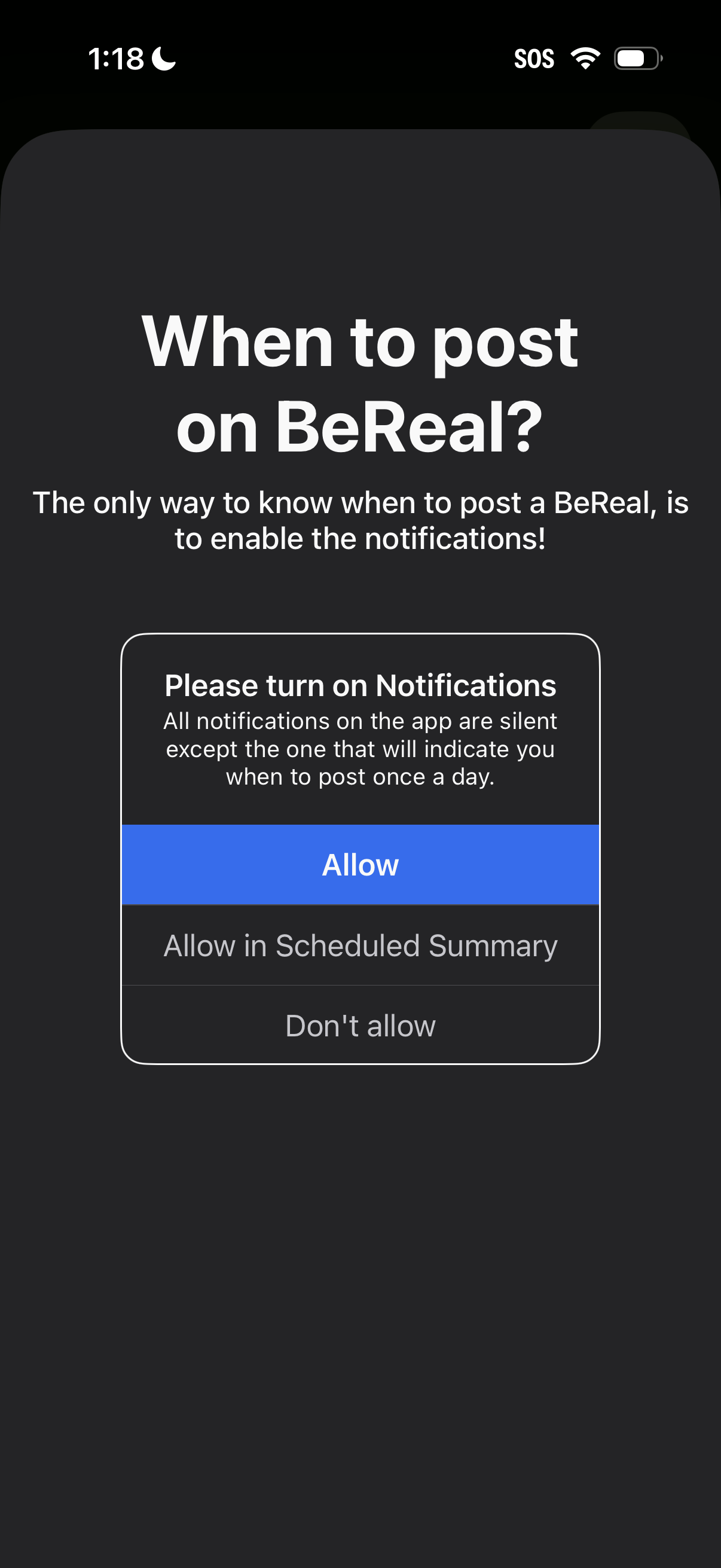 bereal app screenshot 4