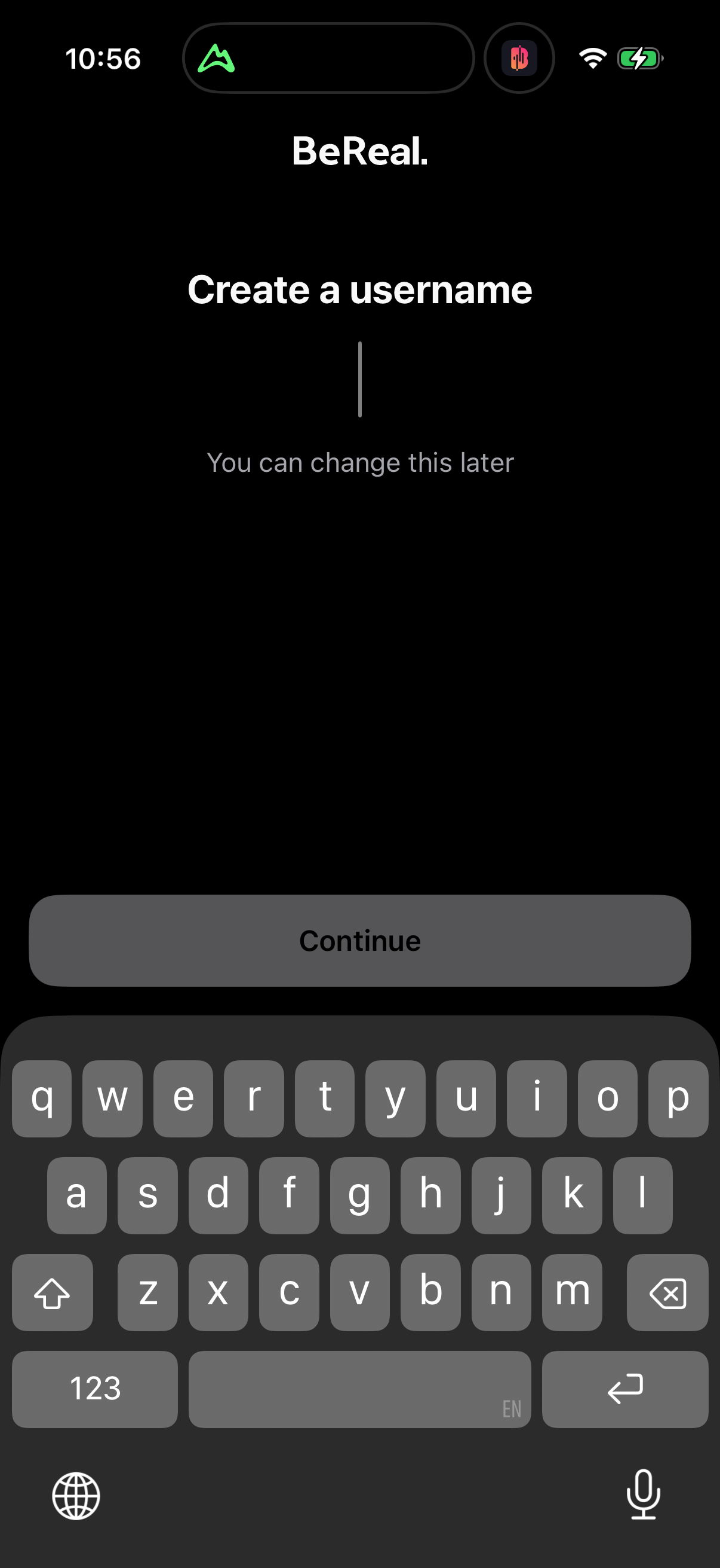 Step 1 of bereal Main_tabs