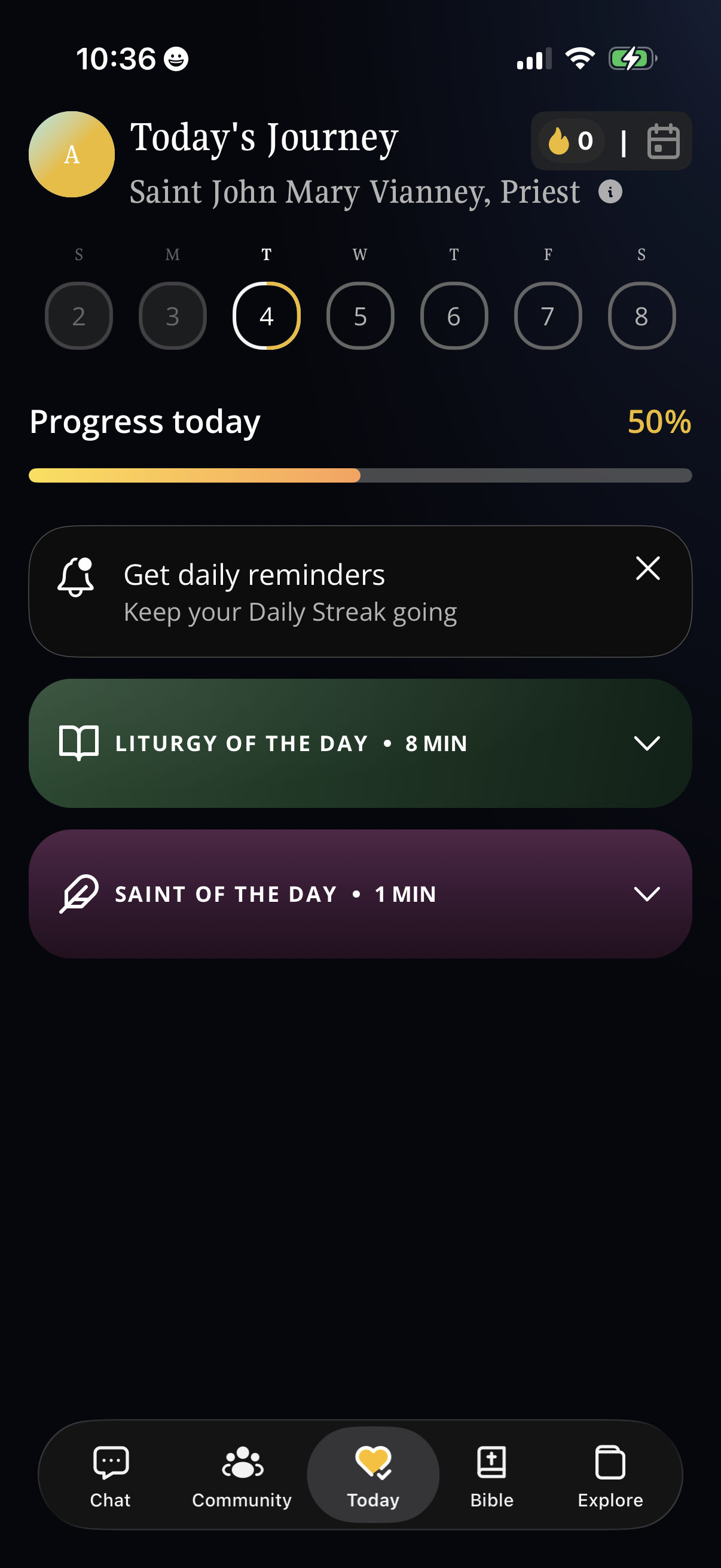 bible-chat screen