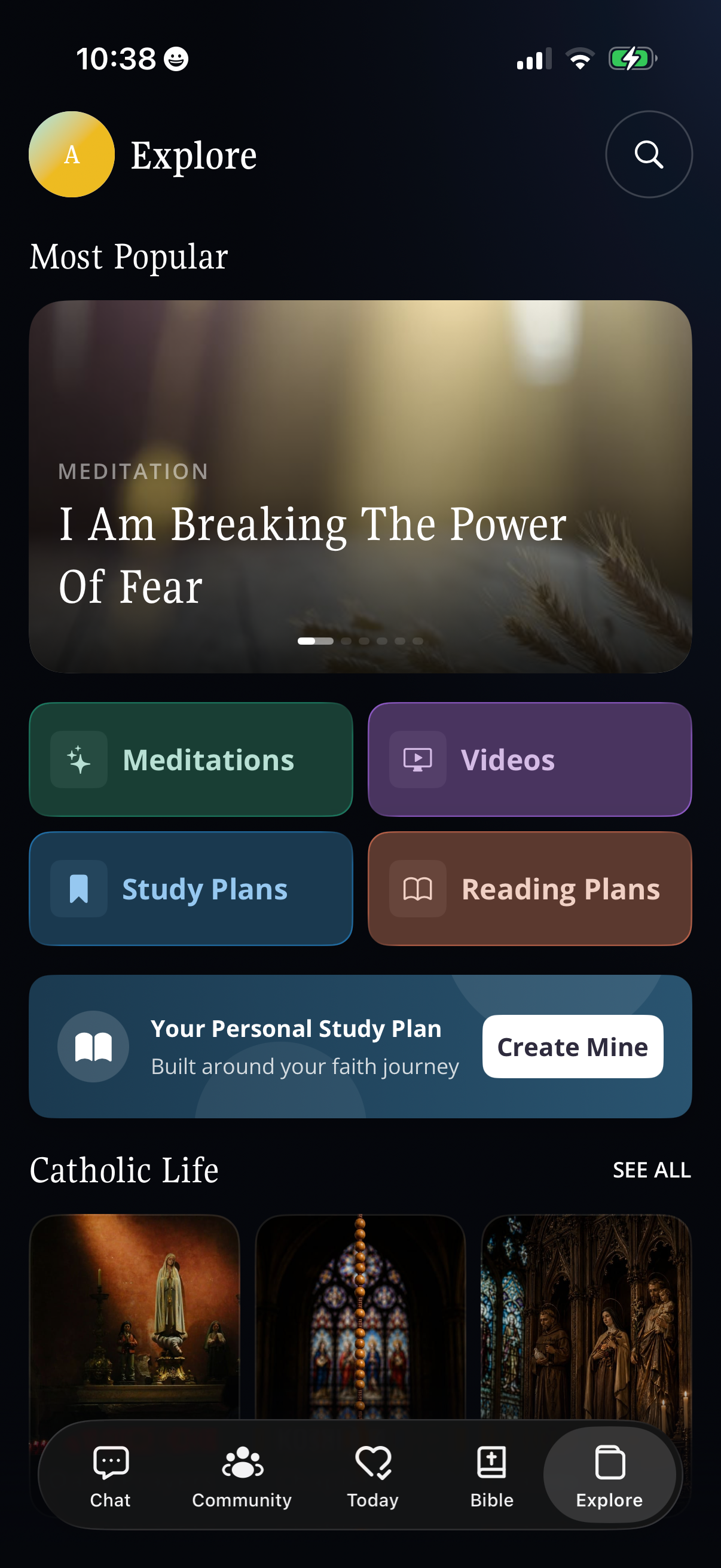 Step 1 of Bible Chat Personal Study Plan