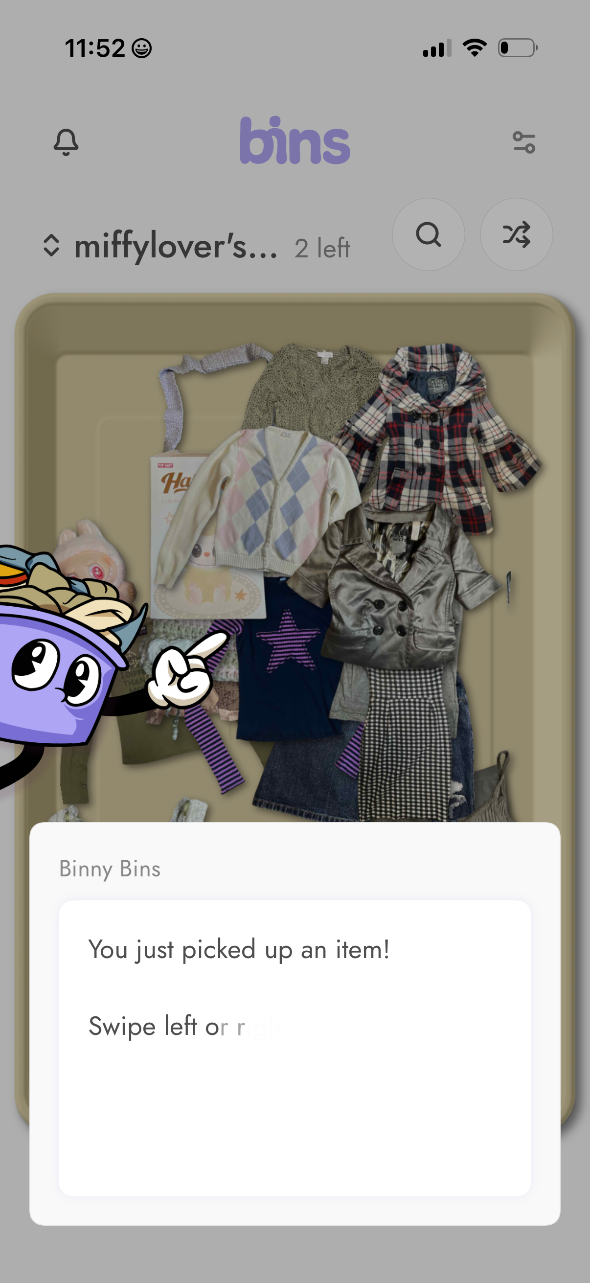 bins app screenshot 50