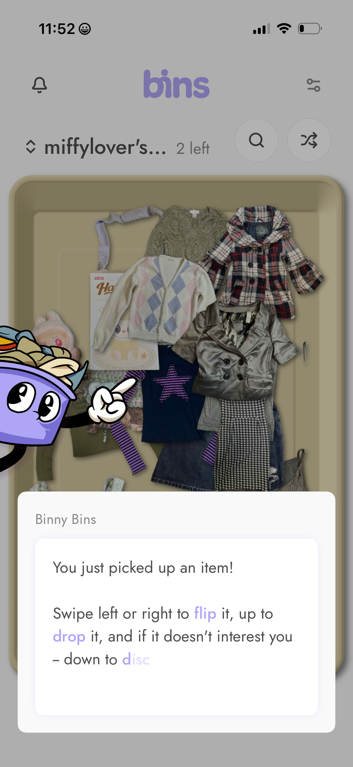 bins app screenshot 49