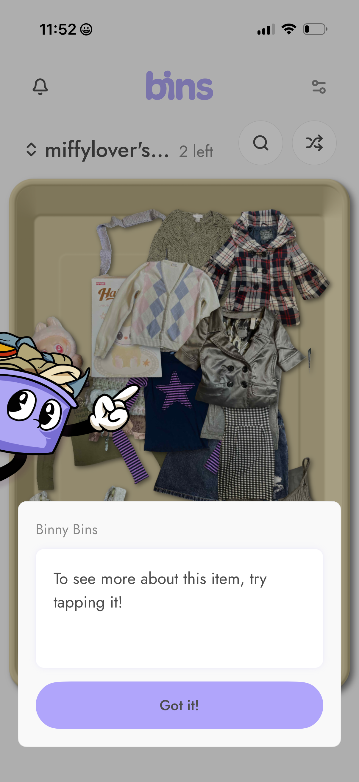 bins app screenshot 48