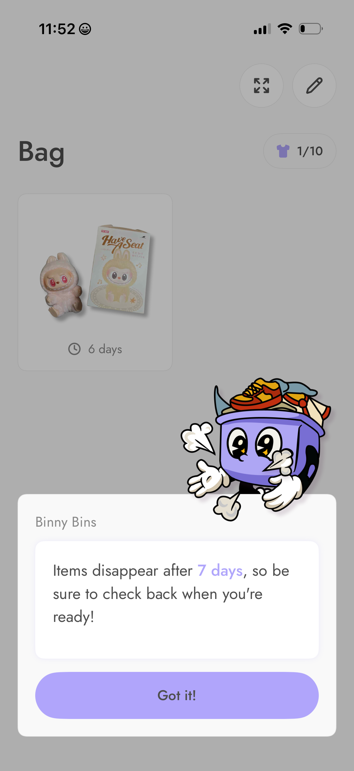 bins app screenshot 42