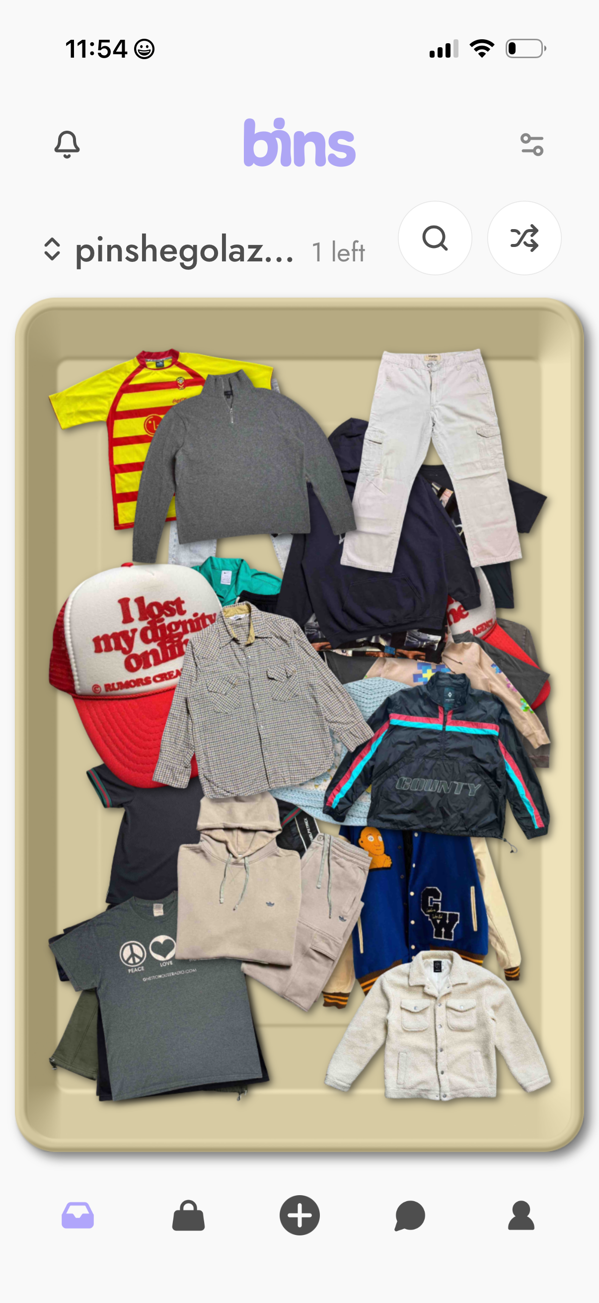 bins check notifications