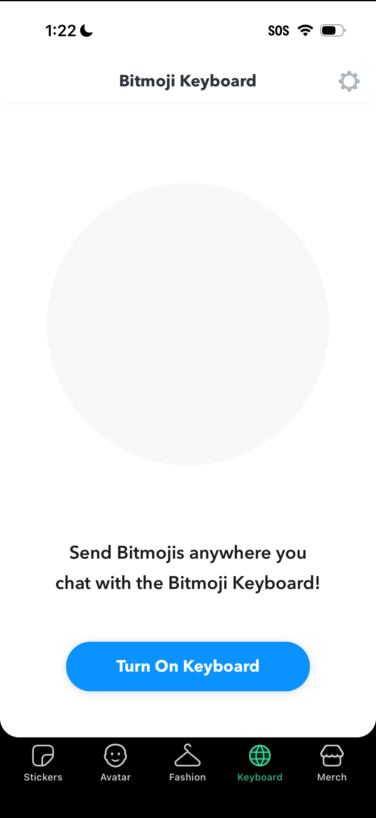 bitmoji app screenshot 1