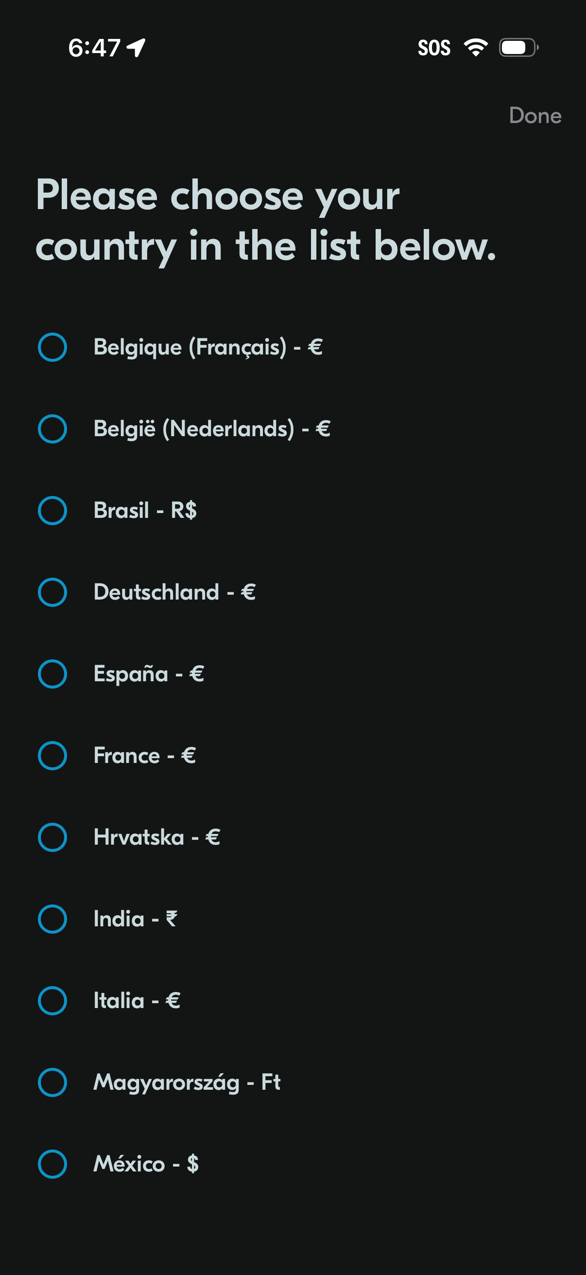 blablacar app screenshot 4