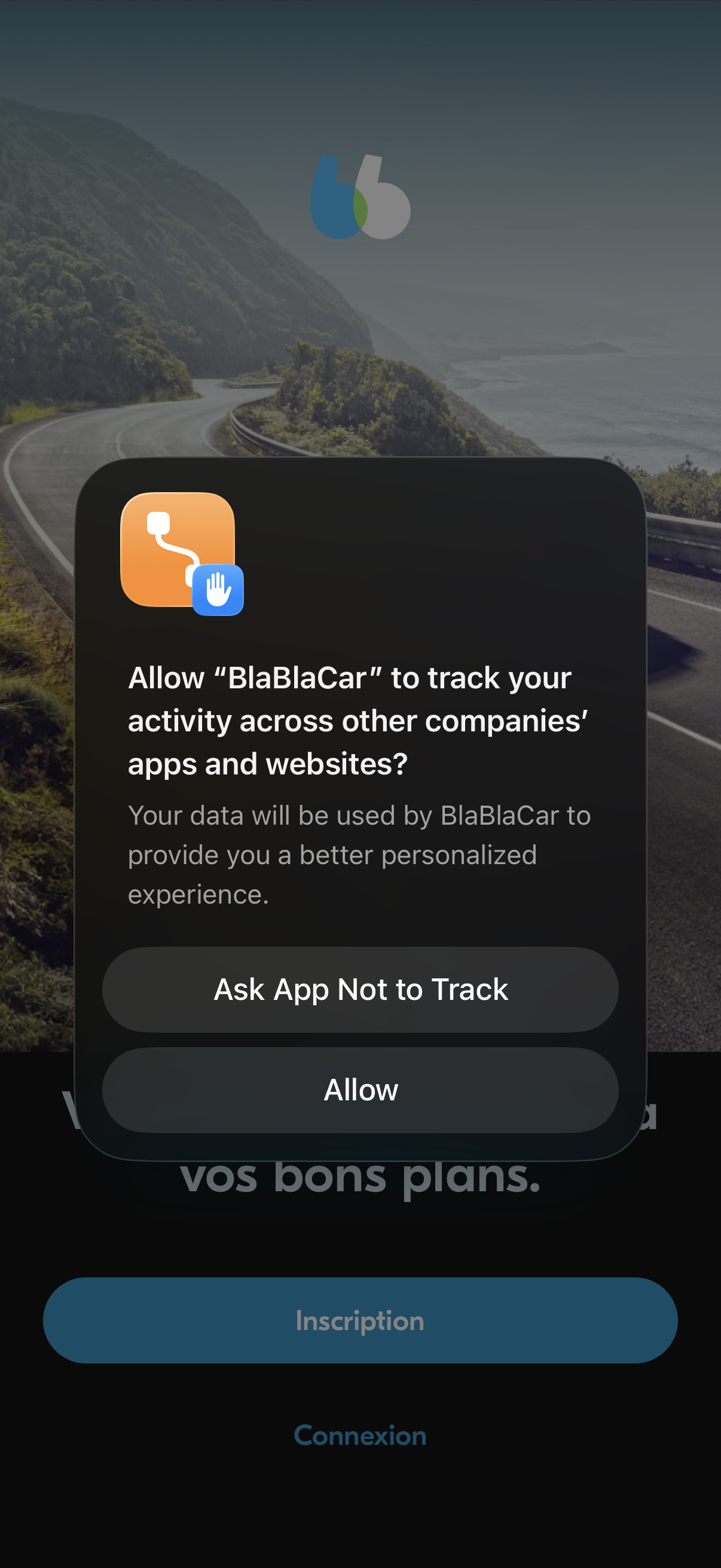blablacar start sign up