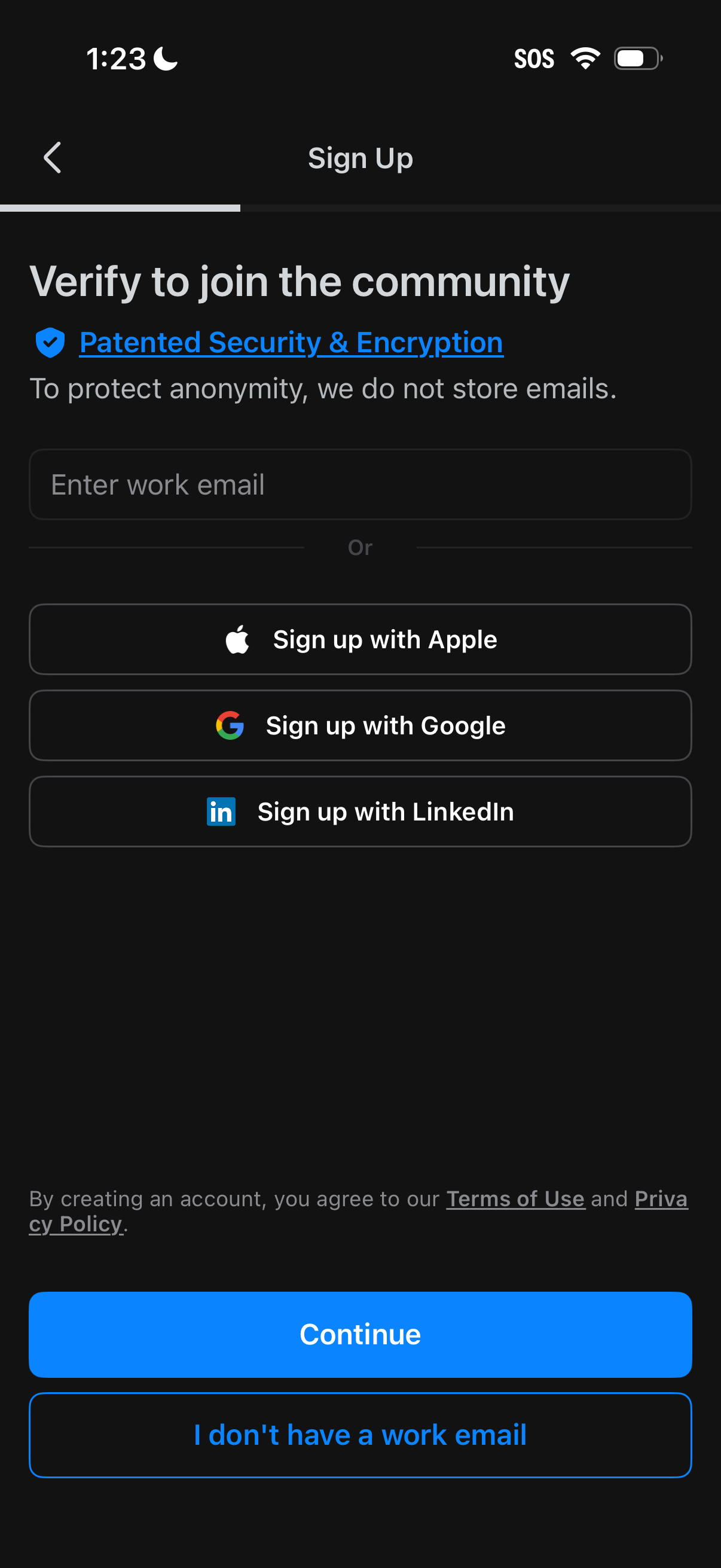 blind app screenshot 12